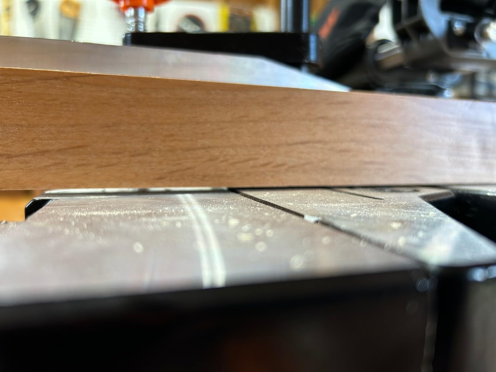 DOVAMAN Updated 10-Inch Sliding Miter Saw, Multi-Material Cutting w/ 3 x TCT Blades, Ambidextrous Operation, 5000/3200RPM Speed, Laser Guide, 0-45° Bevel Cut, Max Cut 3.5x13.4in, 9 Positive Stops customer photo 1