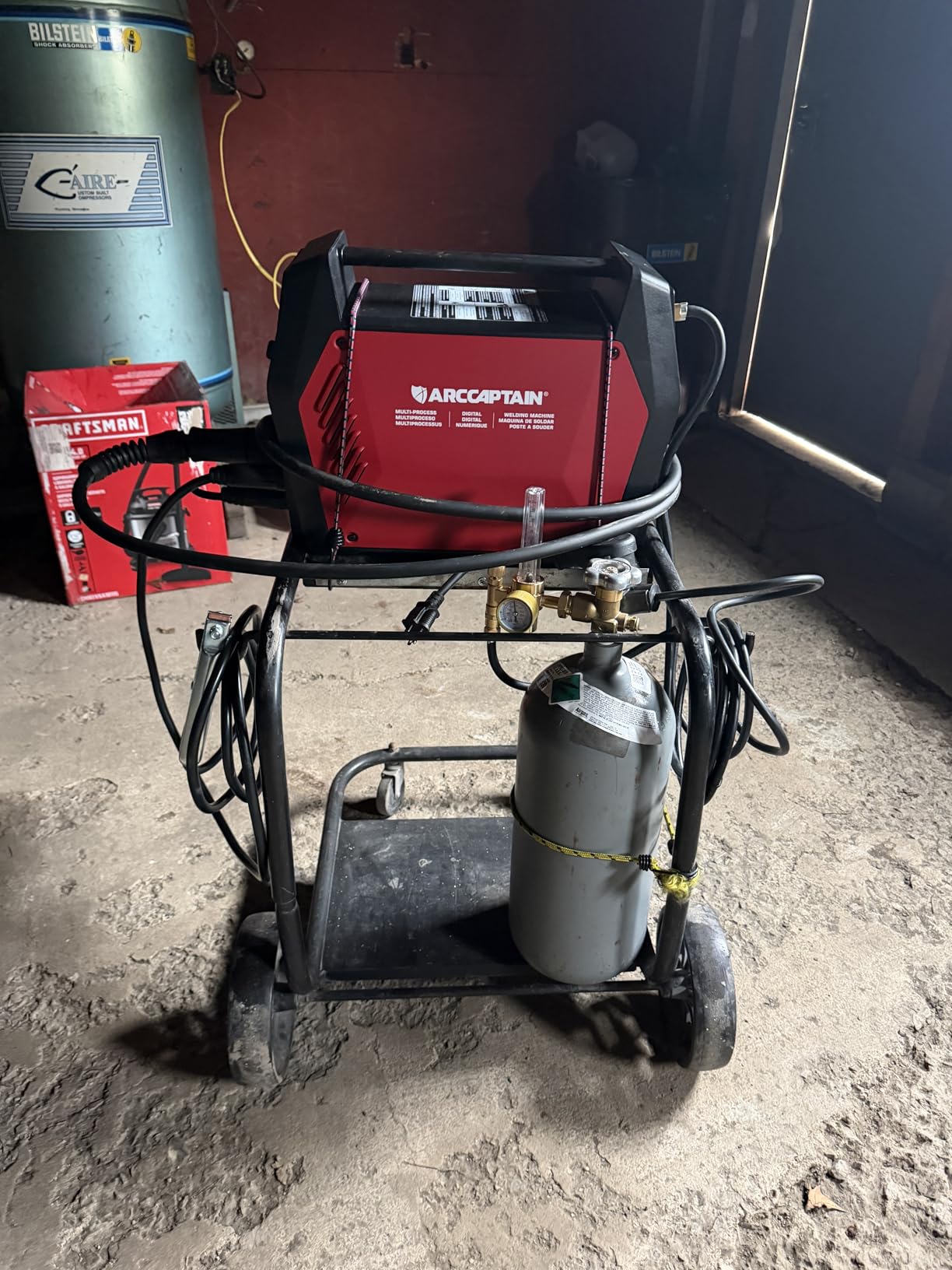 ARCCAPTAIN MIG205 Pro MIG Welder 205A 120V 240V 6-in-1 Aluminum Welding | APP Control, Large Screen, Gas MIG/Flux Core/Spool Gun/MMA/Lift TIG/Spot Welding Professional Welding Machine Garage Repair customer photo 2