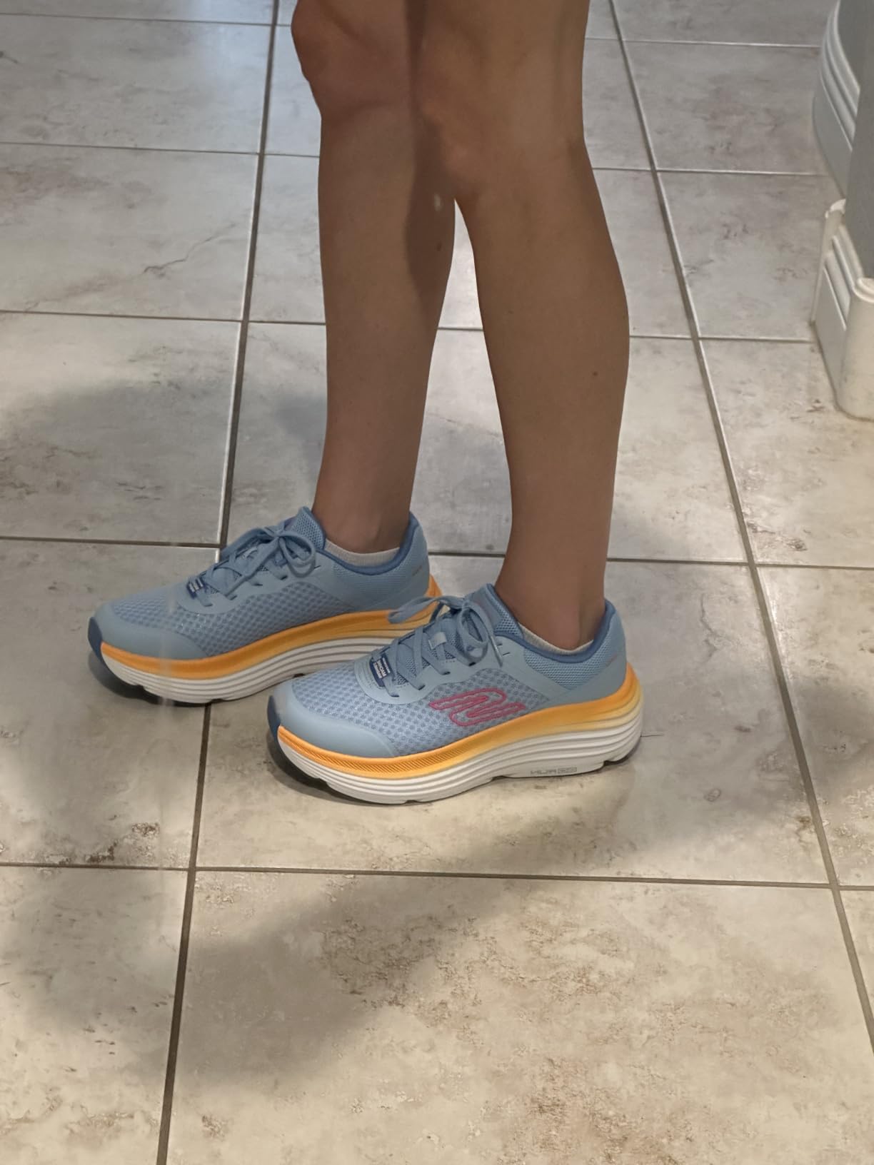 Skechers Women's Max Cushioning Endeavour | Work, Slip Resistant, Air-Cooled Memory Foam customer photo 2