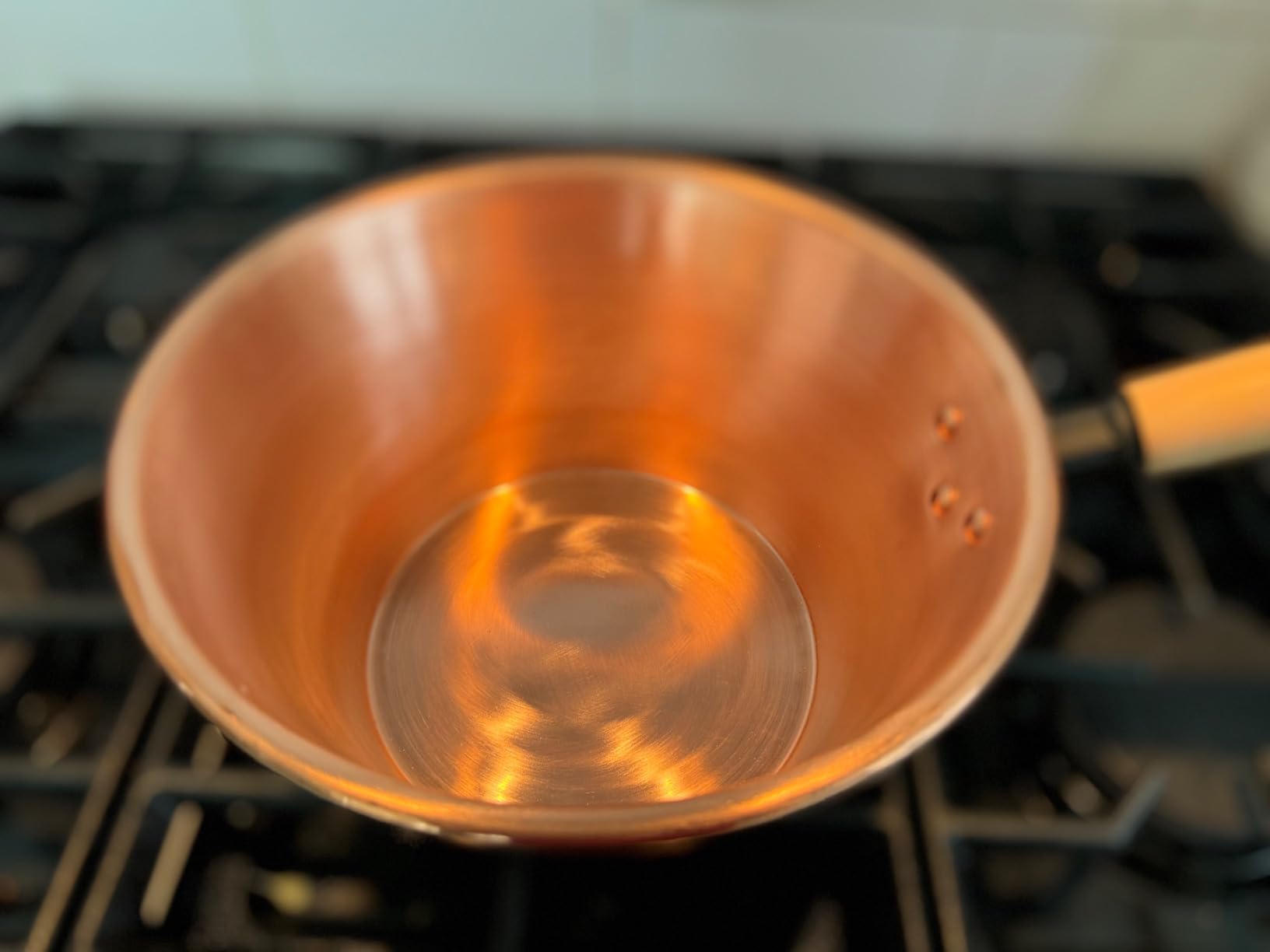 4.7-Quart Handmade Pure Copper Jam Pot - 2.5mm Thick Solid Copper Pot for Gourmet Cooking customer photo 1