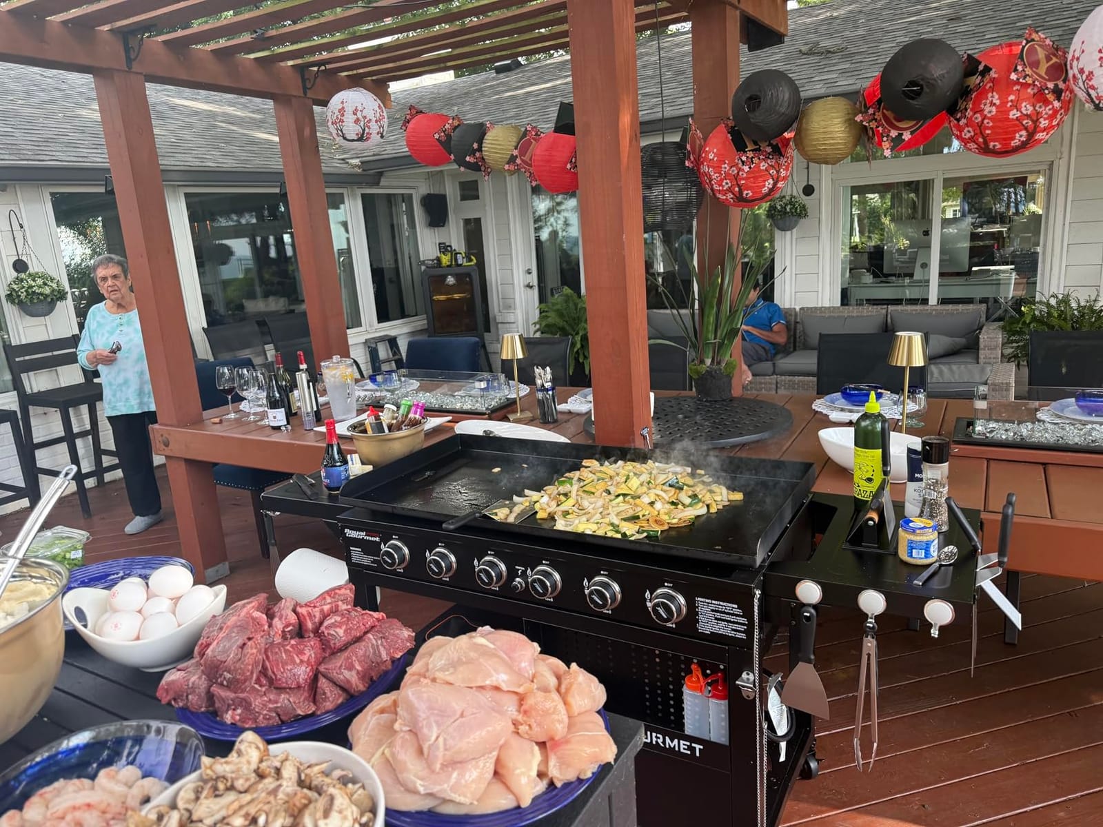 Royal Gourmet GB6000 6 Burner Propane Gas Griddle with Folding Side Tables | 44-Inch Flat Top Gas Grill with Double-Layer Bottom Shelves, 994 Sq. In., 78,000 BTU, for Outdoor Party or Backyard Barbecue customer photo 1
