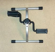 RYGEO Pedal Exerciser Mini Exercise Bike for Leg and Arm Recovery Exercise Lightweight and Portable Floor Bike customer photo 2