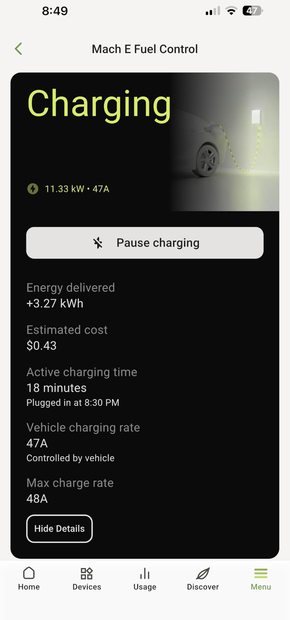EMPORIA Pro Level 2 EV Charger with PowerSmart - 48 amp Fast EV Charger for Home with Hardwire and J1772 Connector - 240v Electric Vehicle Charging Station and 25' EV Charging Cable customer photo 2