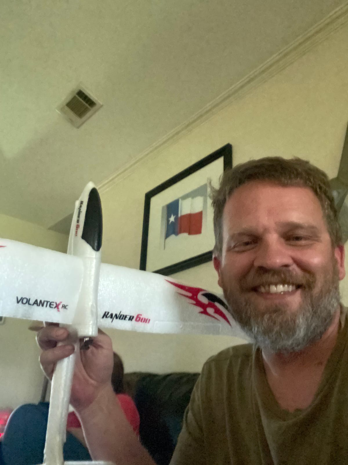 volantexrc RC Plane, 3 Channel Remote Control Plane for Beginners & Adults | Spitfire Fighter RTF, 6-Axis Gyro, 2.4GHz Radio Controlled Aircraft, Easy to Fly customer photo 2