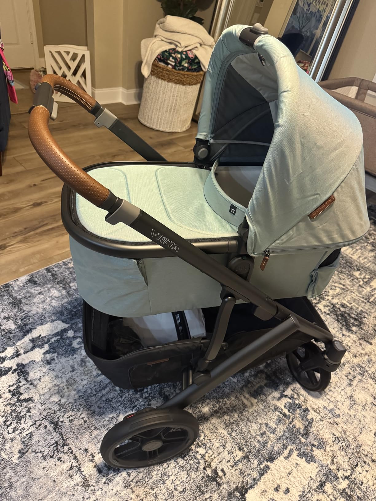 UPPAbaby Vista V3 Convertible Single-to-Double Stroller - Savannah | One stroller that grows with your family, from one child to three customer photo 2