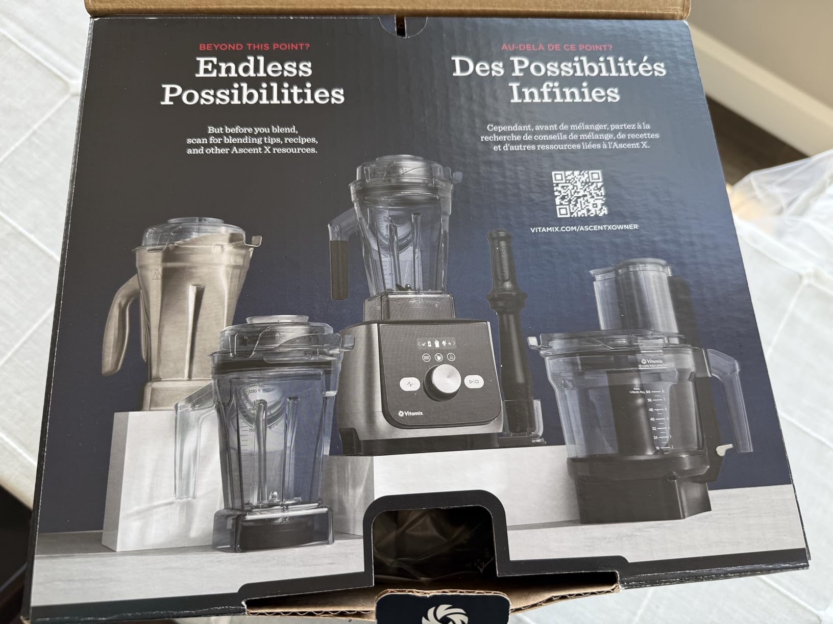 Vitamix Ascent X5 Professional-Grade Blender, 10 Programs, Brushed Stainless | 48 oz. Container, Kitchen Appliance for Smoothies, Soups and More, Pulse, Variable Speed, Self-Cleaning Program, SELF-DETECT customer photo 2