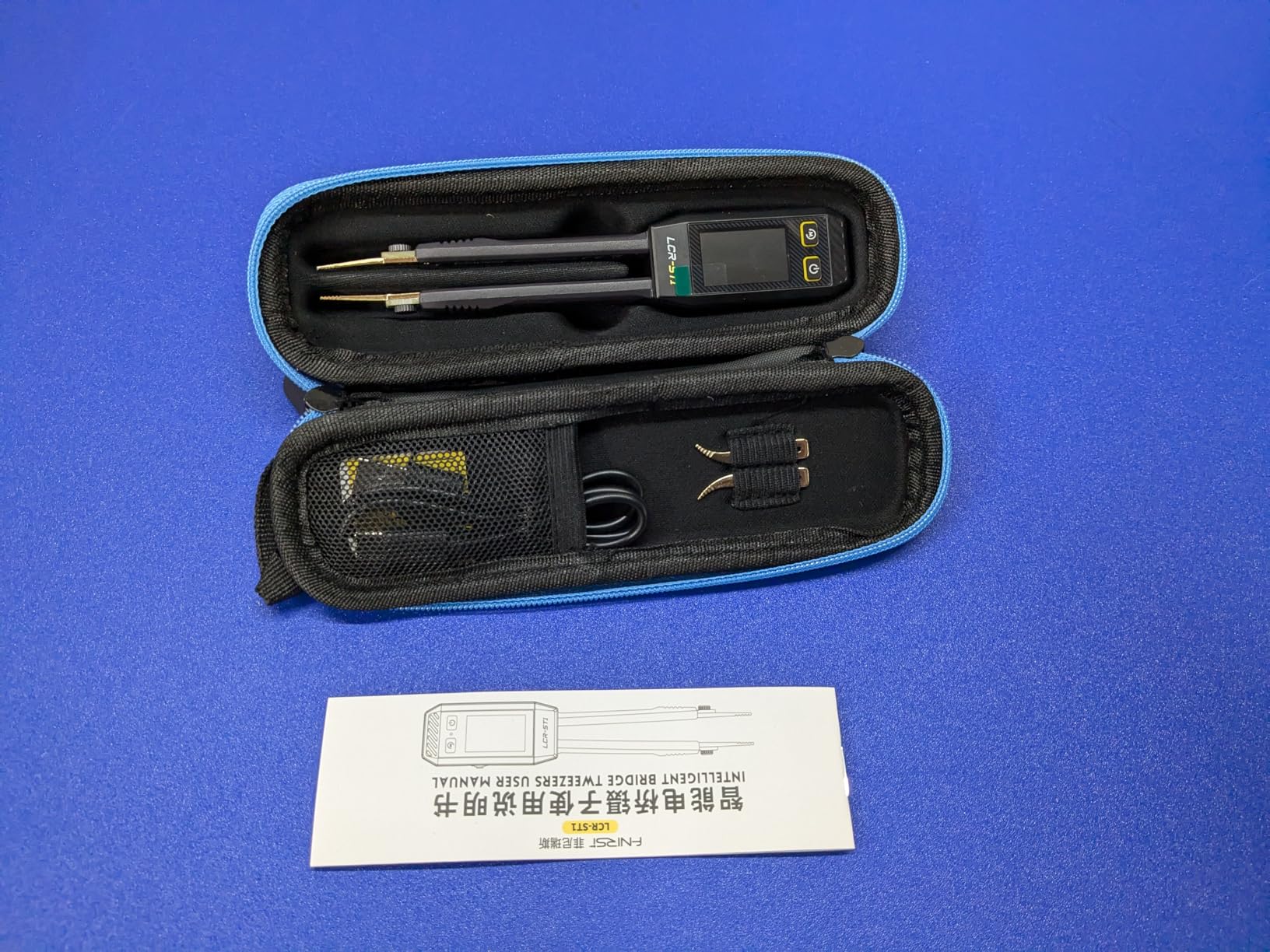 FNIRSI LCR-ST1 10kHz LCR Meter Tweezers, Smart SMD Component Tester | Auto Recognition, D/Z/Q/R ESR, Data Export, for Capacitance Resistance Inductance Diode Continuity Electronics Circuit Board customer photo 2