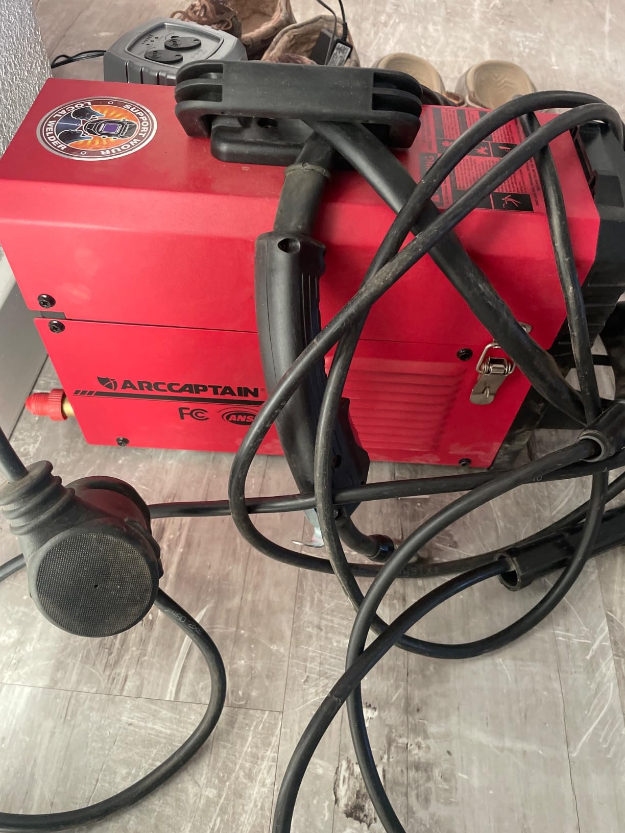 ARCCAPTAIN 160A MIG Welder 110V 220V 4 in 1 Welding Machine Gas MIG, Gasless MIG Flux Core Welder, Lift TIG, MMA Stick Welder, Welder Machine with Synergy for Beginner IGBT Inverter Portable Welder customer photo 1