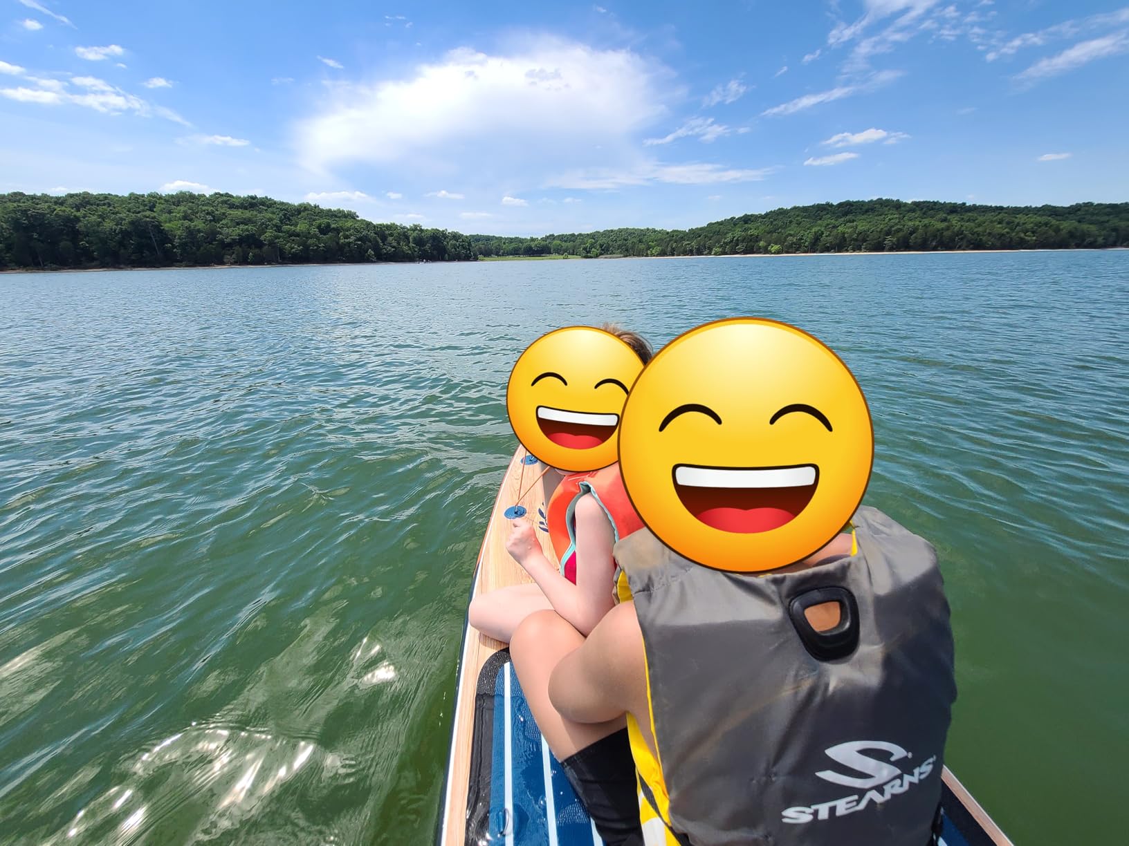 Niphean (Extra Large) Inflatable Paddle Board, SUP for 2+1 People/Family | 500lbs Capacity Paddle Boards for Adults with Complete SUP Accessories, StabilTrac Fin Non-Slip Paddleboard, Gift Ideas customer photo 1