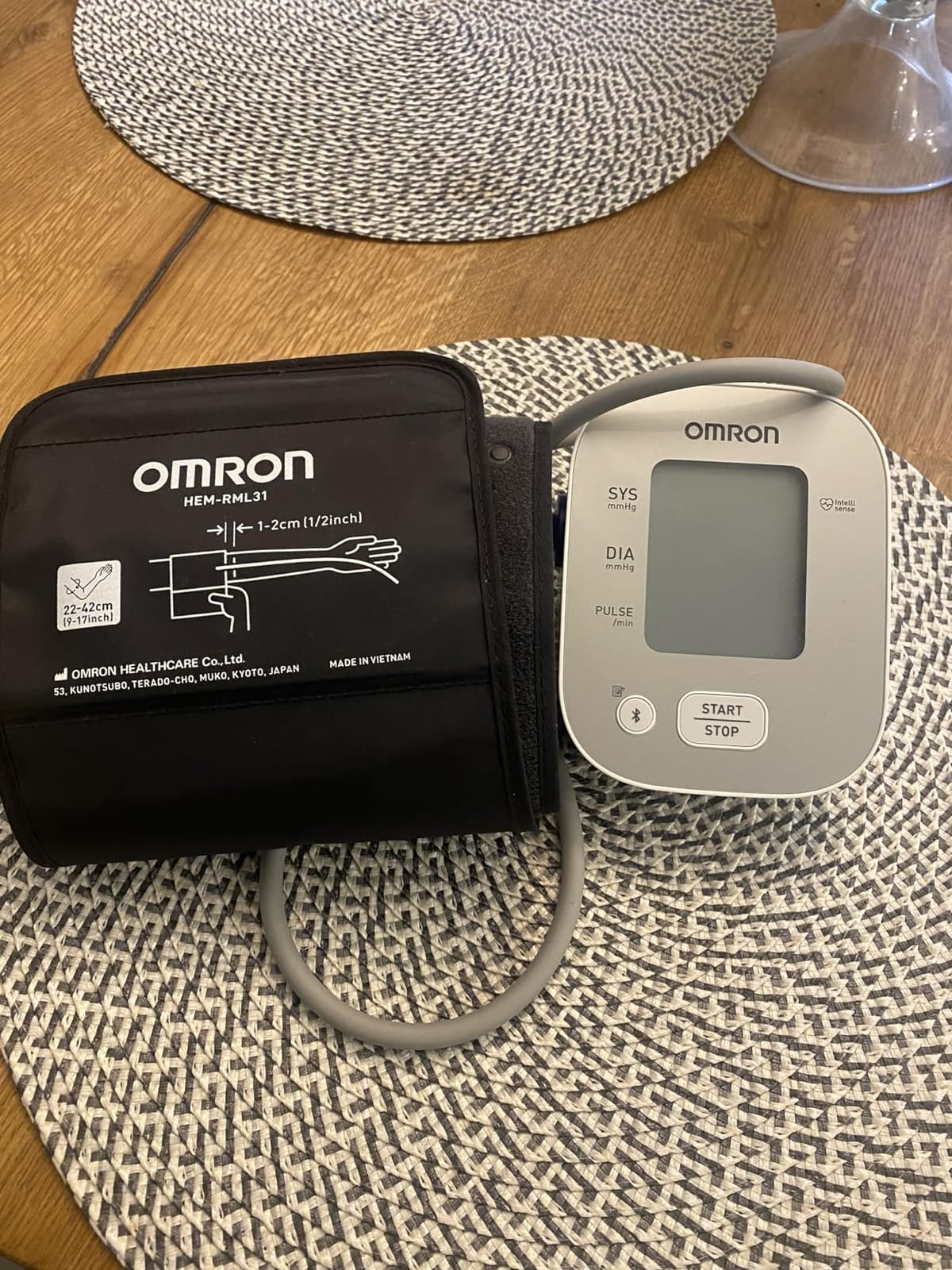 OMRON Bronze Blood Pressure Monitor & Upper Arm Blood Pressure Cuff | For Home Use - #1 Doctor & Pharmacist Recommended Brand - Clinically Validated - Connect App customer photo 1