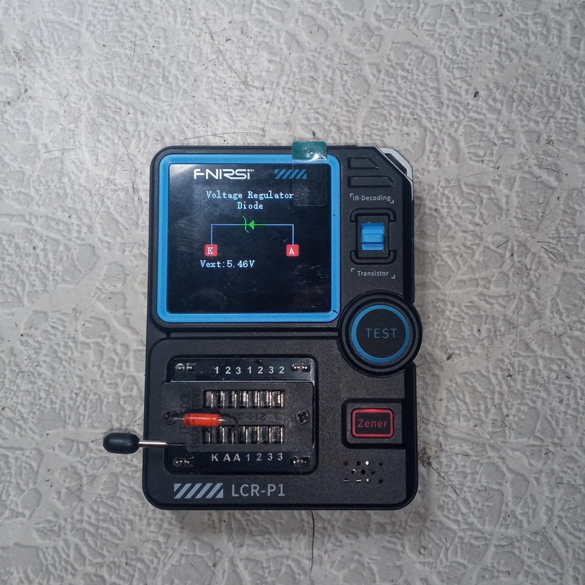 FNIRSI LCR-P1 Transistor Tester, LCR Meter, Capacitor Tester, Auto Test | MOSFET/PNP/NPN, Diode/Zener, R/L/C & ESR Meter, SMD Adapter, NEC IR Remote Decode, Battery Test, USB-C Rechargeable customer photo 2