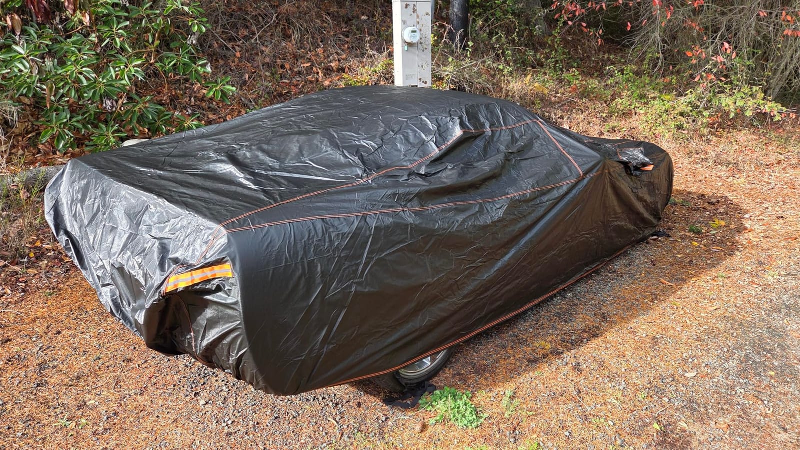 6 Layer Heavy Duty Car Cover Waterproof All Weather Protection with Cotton Liner, Full Exterior Outdoor Cover for Sun Rain Snow UV Protection, Fits Sedan 186-193 inchs customer photo 1