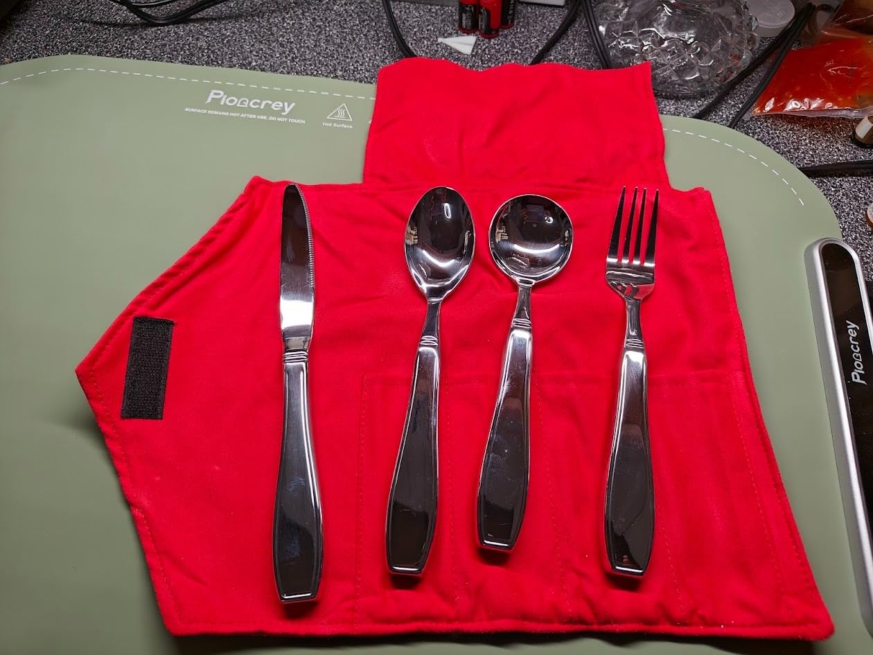 Weighted Silverware for Hand Tremors for Parkinsons, Arthritis - Heavy Stainless-Steel Utensils for Tremors - Weighted Eating Utensils - Gifts for People with Parkinson's & Arthritis customer photo 1