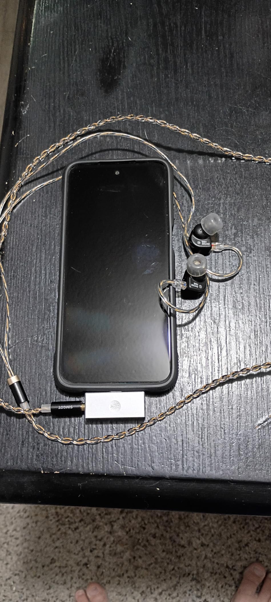 Linsoul Kiwi Ears Allegro Mini Portable IEM DAC, In Ear Monitor Amplifier | USB C to 3.5/4.4mm Output, Custom Chip, 32bit/384kHz, HiFi Earbuds Amp for Phone/PC (Silver) customer photo 2