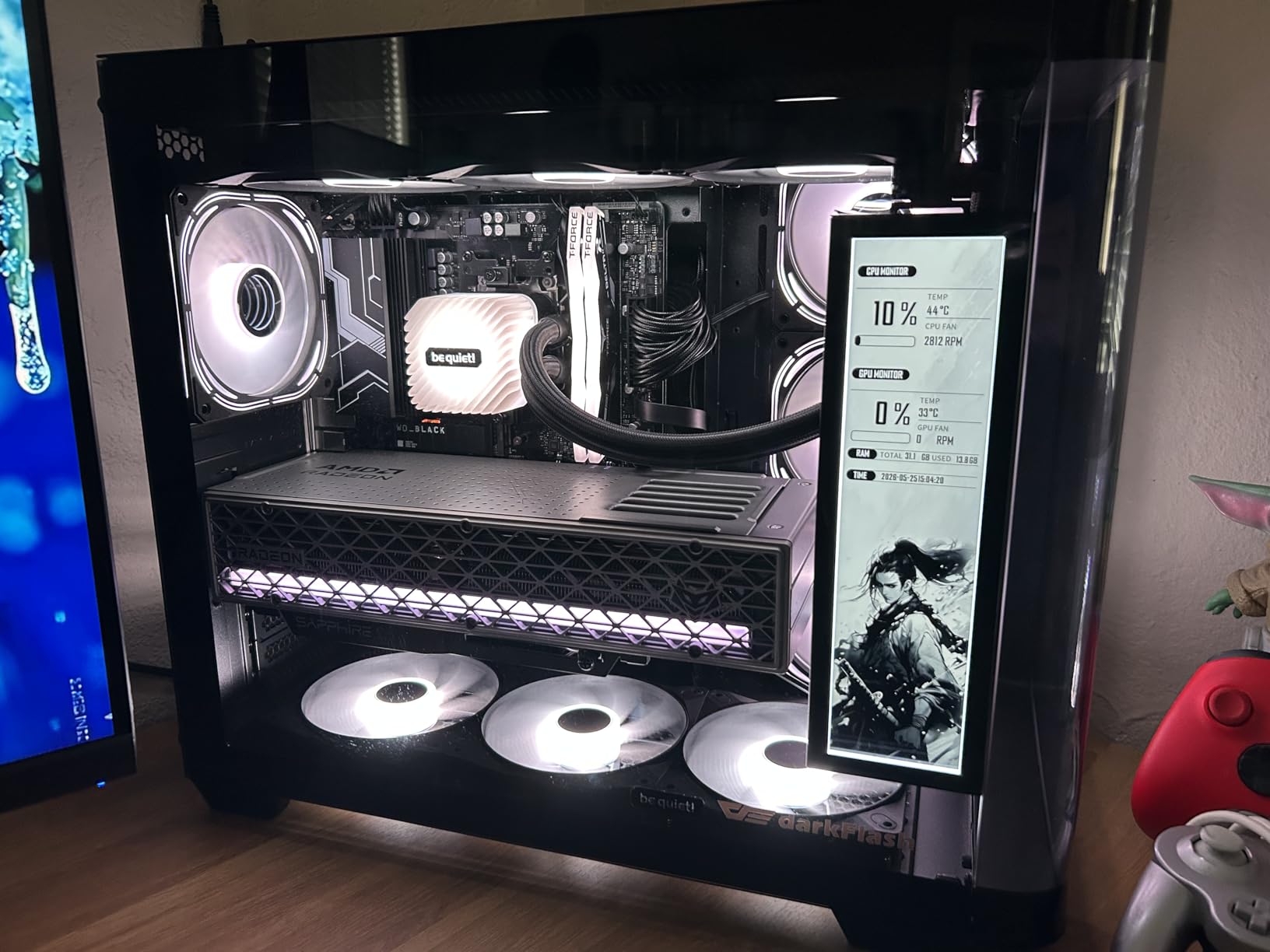 be quiet! Light Loop 360mm Black CPU Liquid Cooler for Heavily Overclocked Systems, 3X Light Wings LX 120mm PWM high-Speed ARGB Fan, Stylish ARGB Cooling Block, Extremely high Cooling Performance customer photo 2