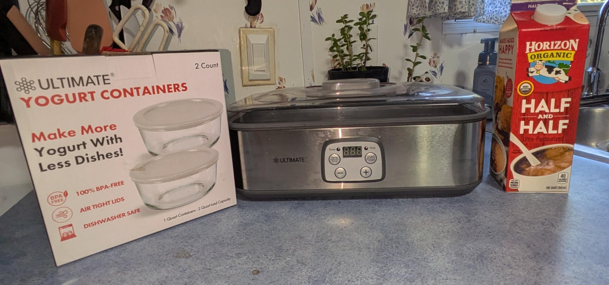 Ultimate Probiotic Yogurt Maker with Adjustable Temperature & Time Control - Make Trillions of Live Probiotics & Get Better Gut Health - ULTIMATE LIFETIME WARRANTY - Wellness Gifts for Men & Women customer photo 1