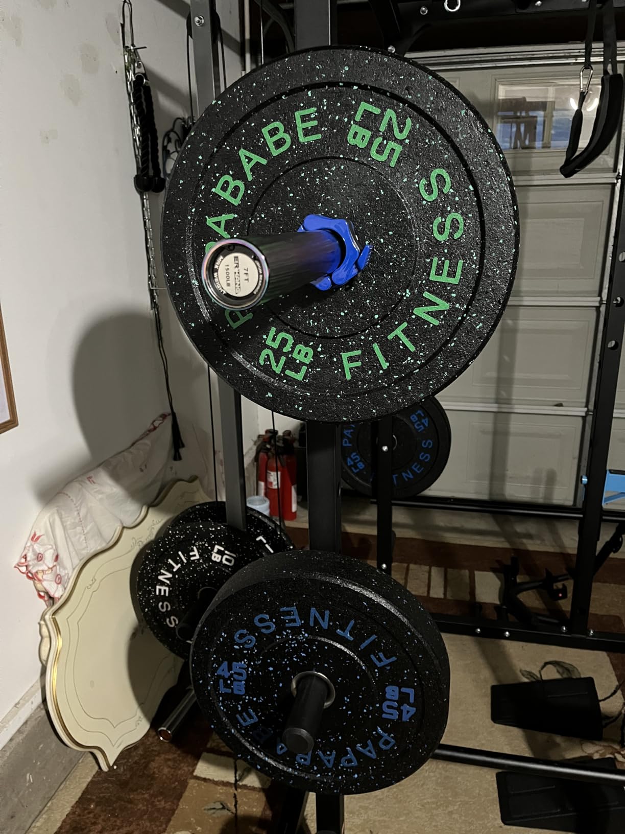Papababe 20-650lbs Bumper Plates 2