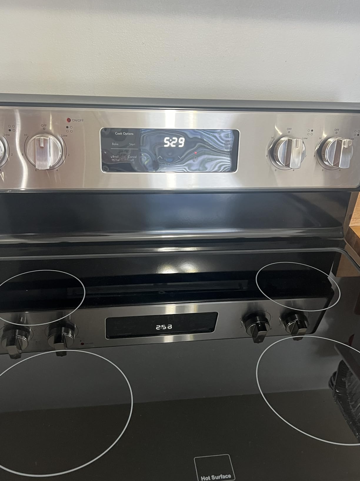 Kenmore 5.2 cu ft. Rear Control Electric Range - 4 Cooktop Elements - Steam Clean Oven & Hidden Bake for Easy Cleaning - Ultra-Durable Chrome Racks & Storage Drawer - White customer photo 1