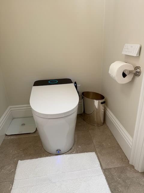 HOROW T38 Artistic Smart Toilet, Bidet Toilet with Powerful Flush, Auto Open/Close Lid, Instant Warm Water, Elongated Heated Seat, Dryer, Night Light, Deodorization customer photo 2