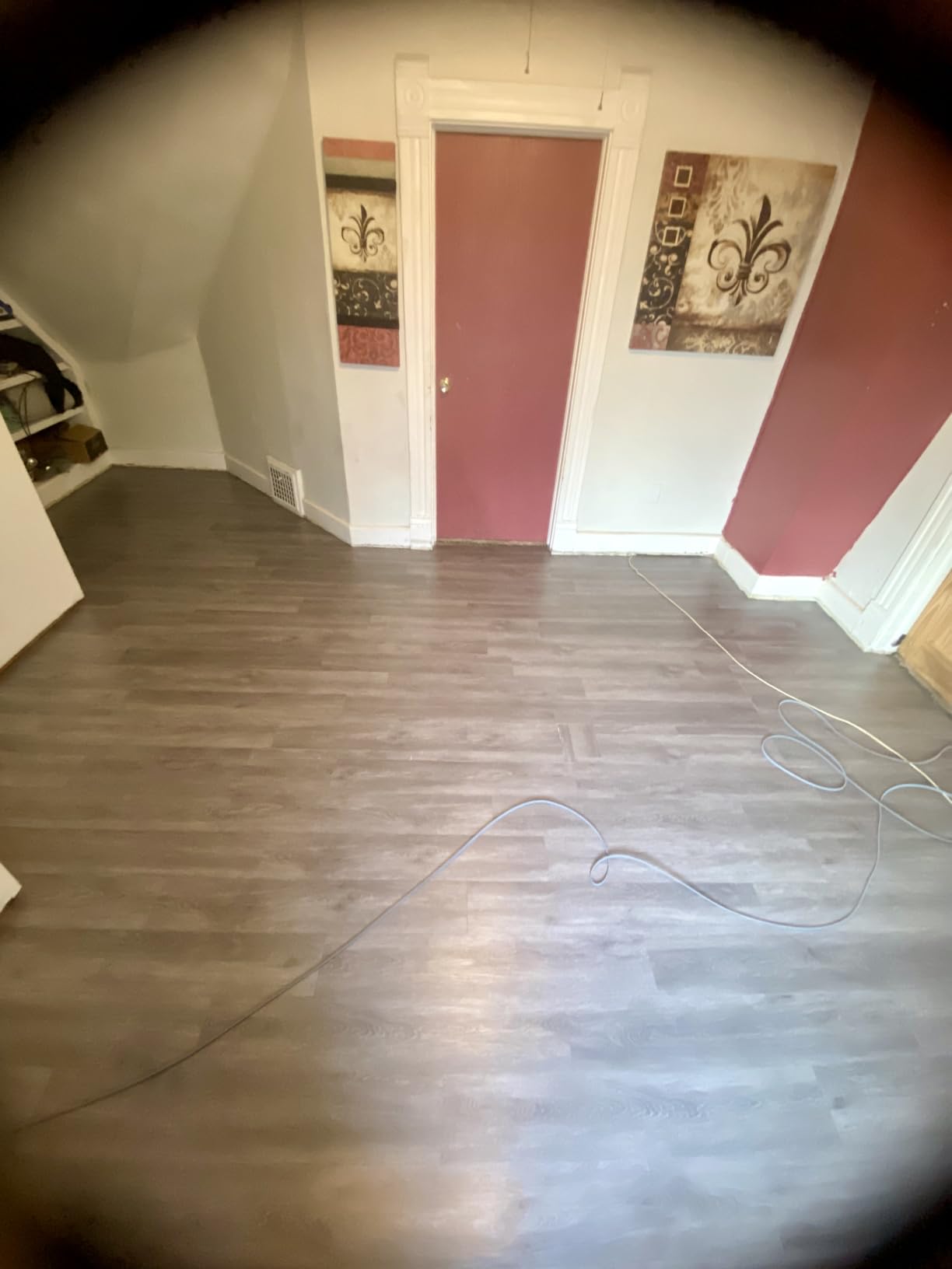 ATOPOSE 36-Pack 54 Sq.ft Peel and Stick Vinyl Flooring, Black Wood Texture customer photo 1