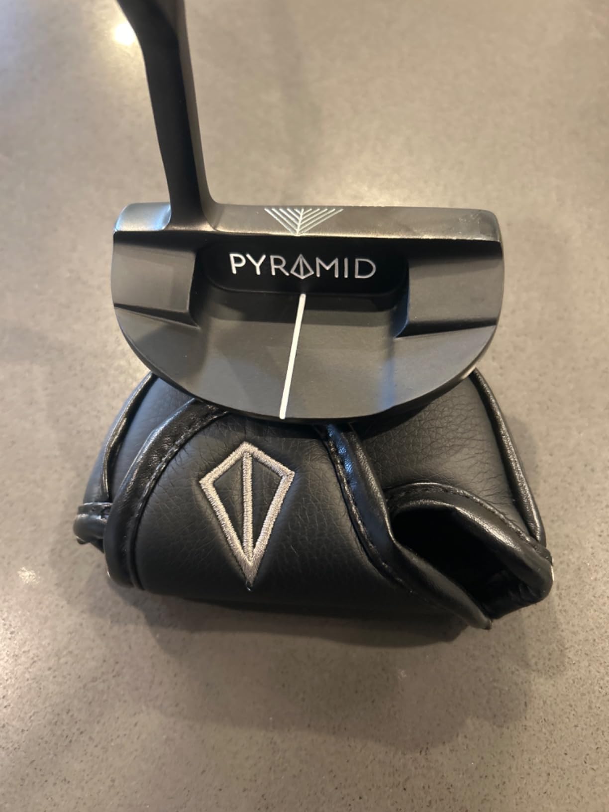 Pyramid Golf Putter for Improved Accuracy & Consistency - Gear Effect Grooves, High MOI, Precision Milled Face, Soft Feel Grip, Forgiveness on Mishits, Free Head Cover, Ideal for Inconsistent Stroke customer photo 2