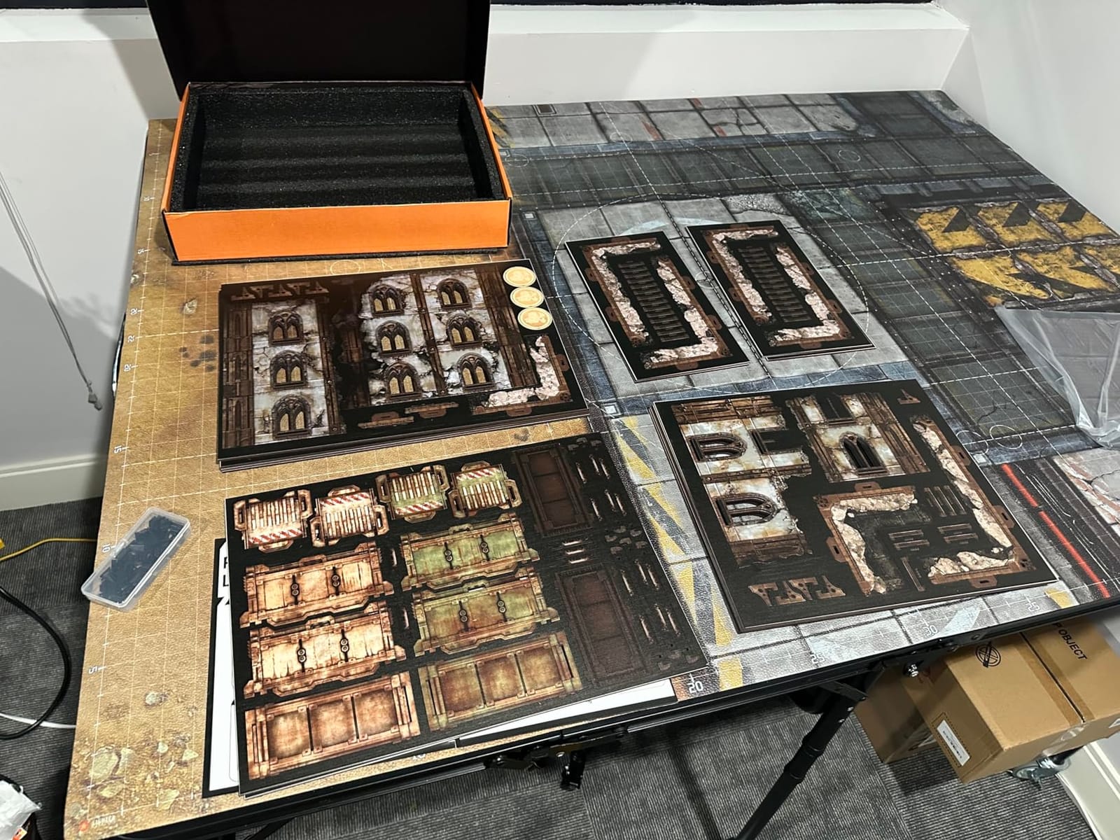 14PCS Terrain Set for WH40K WTC Tournament and 28mm/32mm Miniatures, 40K Terrain Battlezone Creation Kit, Ashfall Citadel customer photo 1