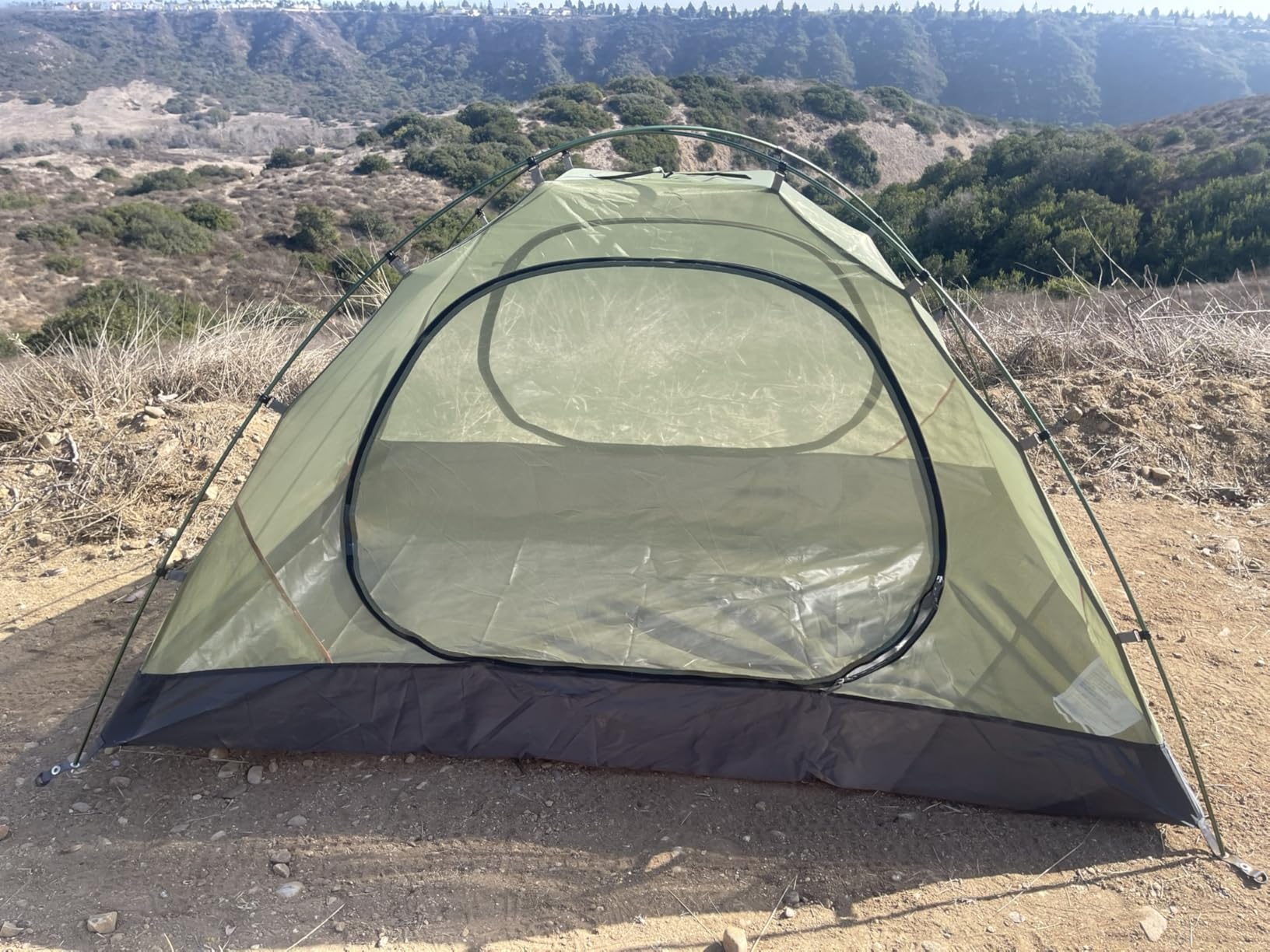 1/2 Person Backpacking Tent for 4 Season, Winter Ultralight Extreme Cold Weather Tents for Camping Easy Setup Waterproof Double Layer Tent for Family Outdoor Hiking Mountaineering customer photo 1
