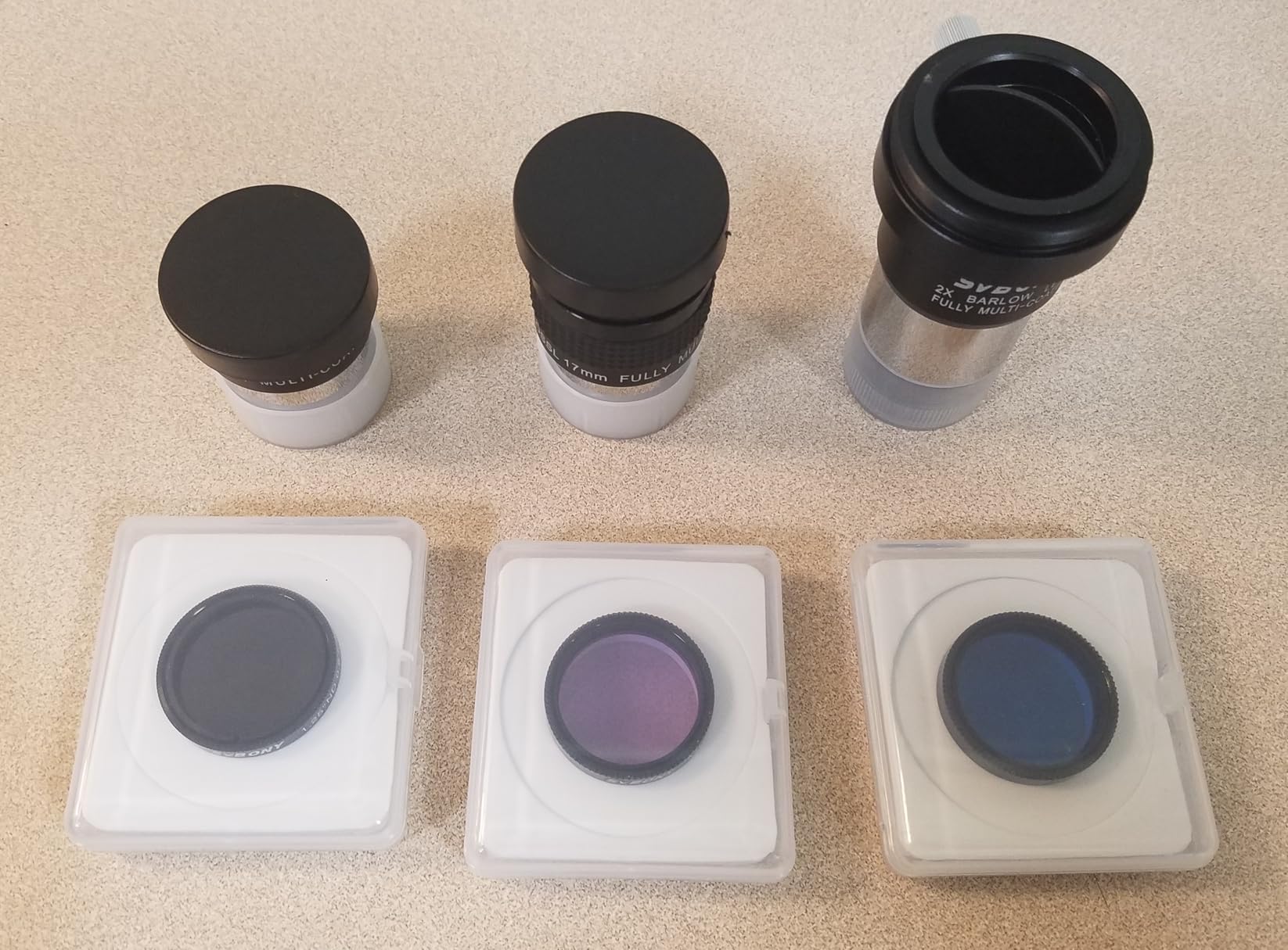 SVBONY SV233 Telescope Eyepiece Set, 7-Piece Eyepiece & Filter Accessory Kit customer photo 2