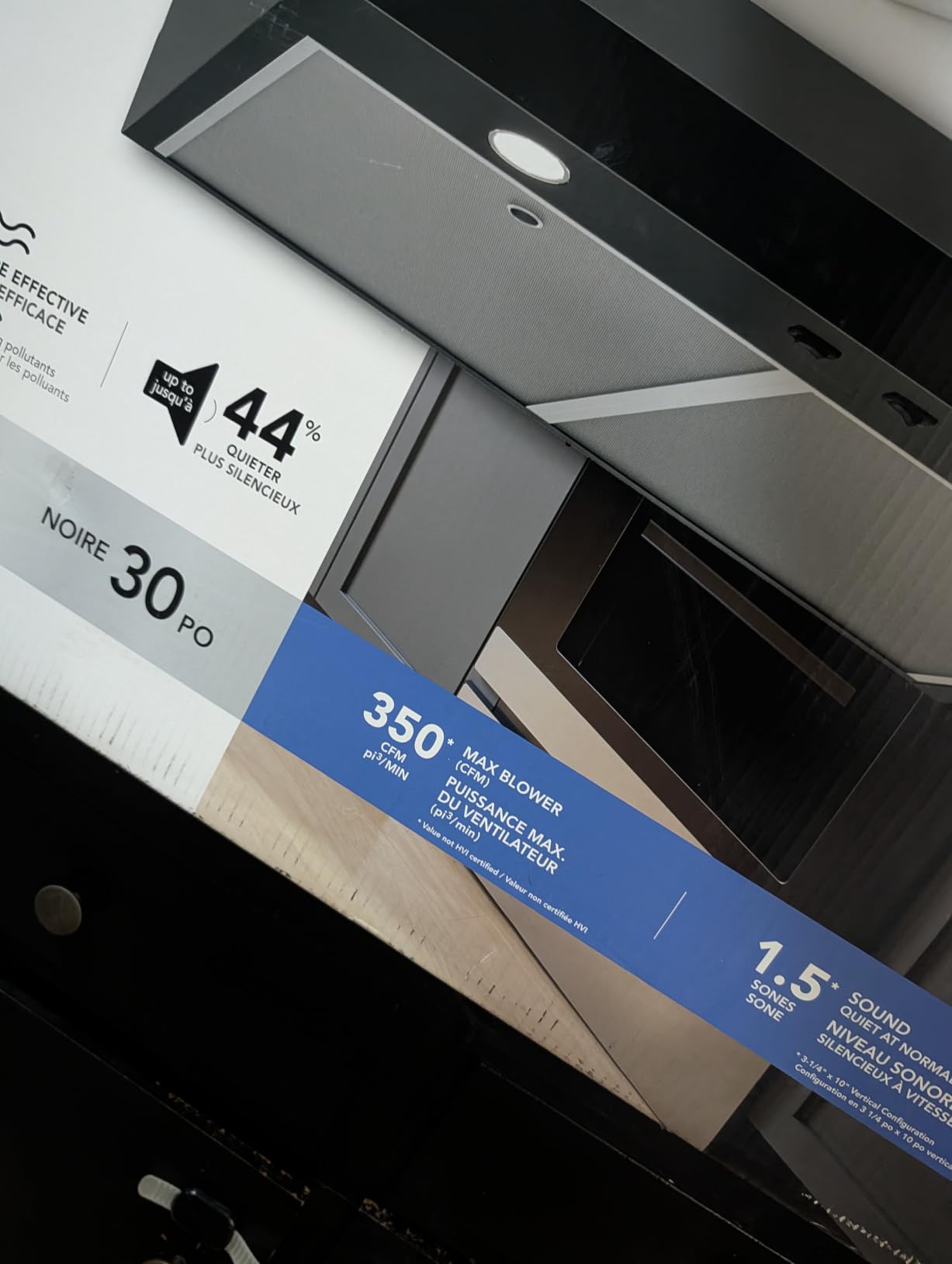 Broan-NuTone 30-Inch Stainless Steel Under Cabinet Range Hood- Trusted Quiet Power with 350 CFM, 1.5 Sones for Effective Everyday Kitchen Ventilation customer photo 2