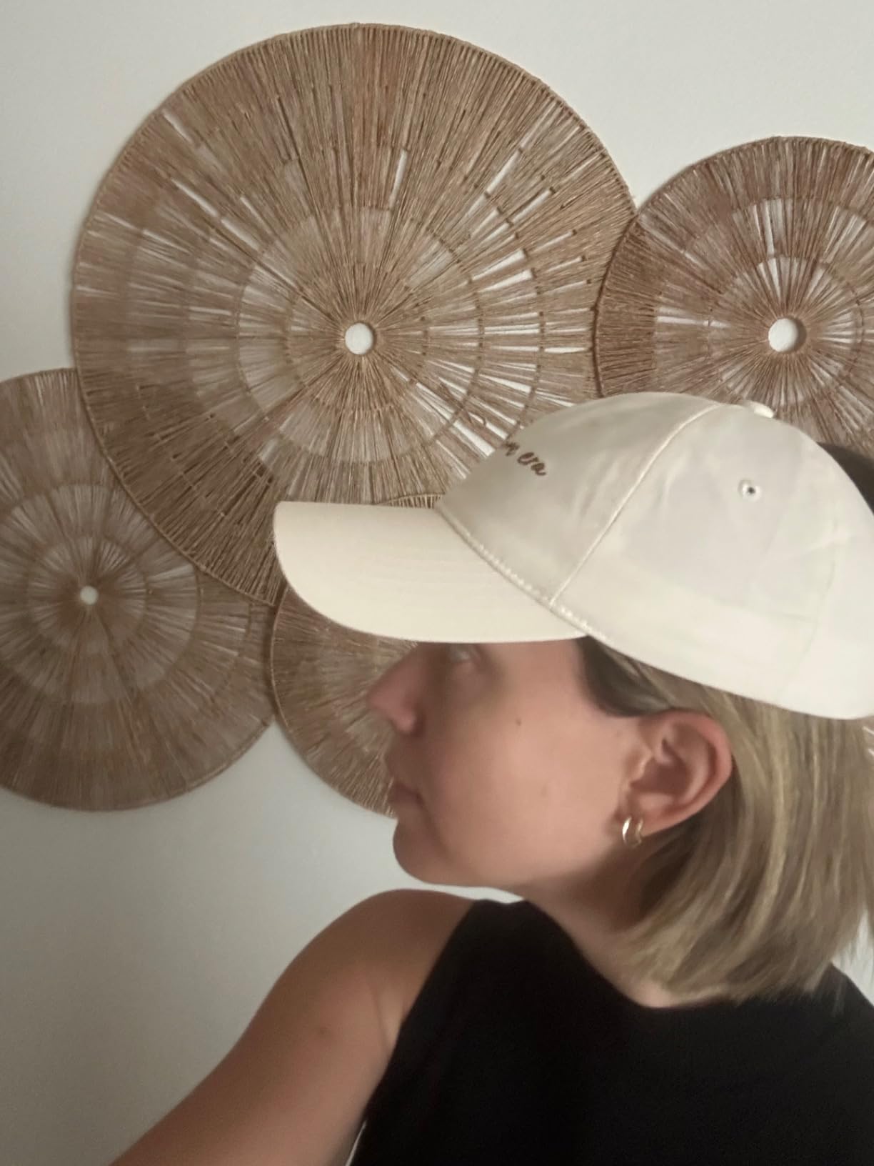 in My Mom Era Hat, Beige Baseball Cap Ponytail Cap | High Ponytail Hole, Minimalist Design, Mothers & New Mom Gifts customer photo 2