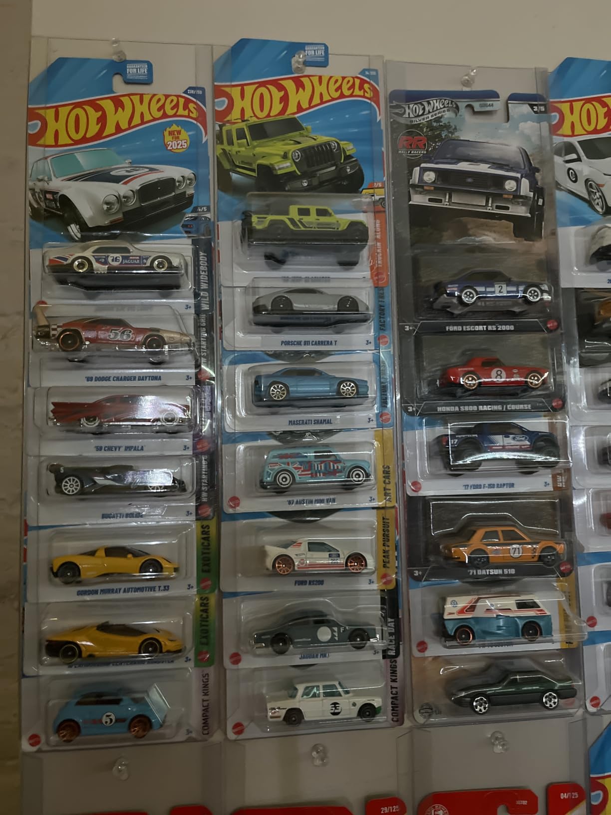 5 Pcs Diecast Display Case for Hot-Wheels Match-Box,Toy Car Storage Organizer,Compatible with Hot-Wheels Match-Box Packaged Cars,Packaged Cars Display Wall Mount (5pcs) customer photo 1