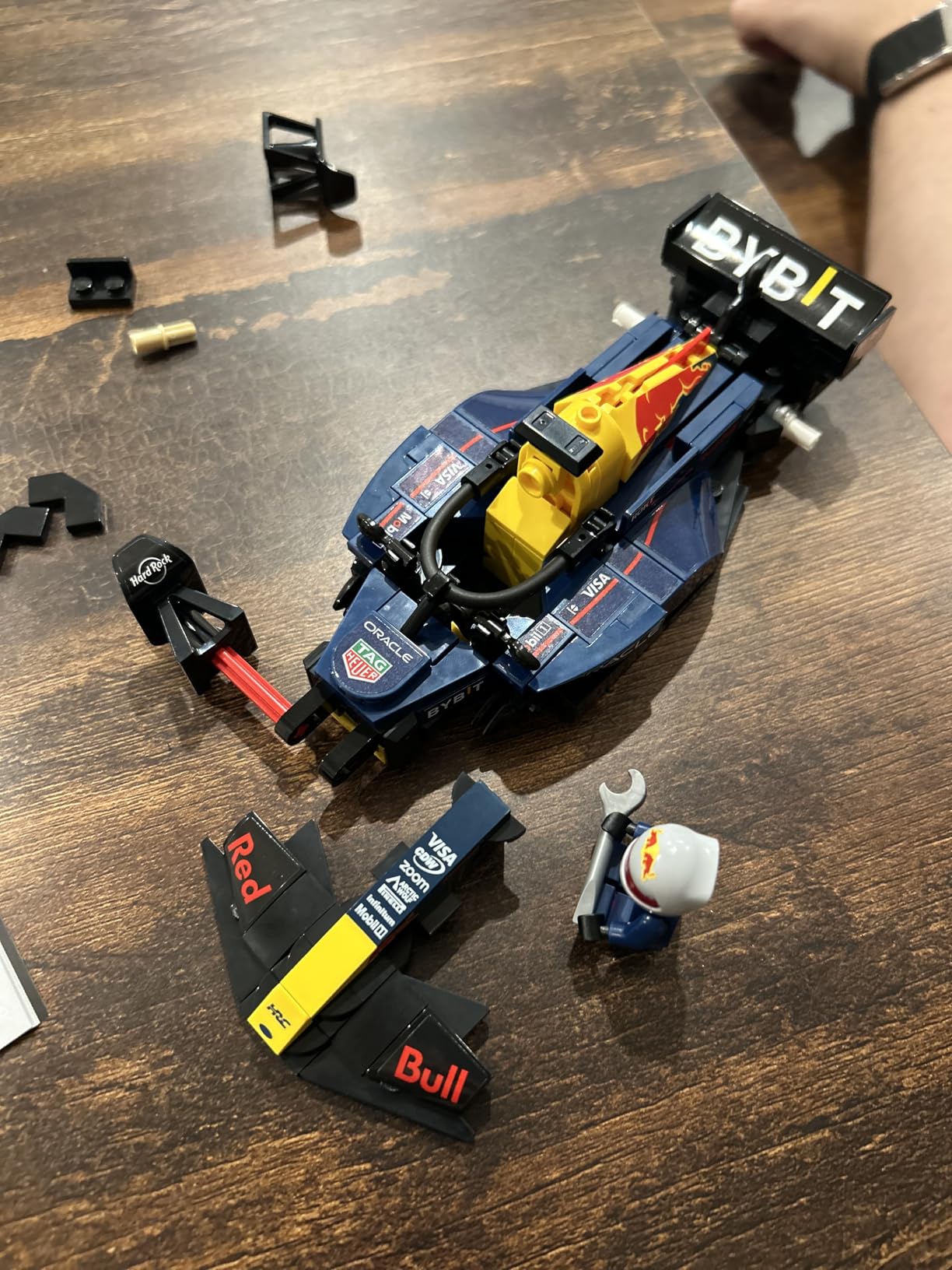 LEGO Speed Champions Oracle Red Bull Racing RB20 F1 Race Car Model Kits - Building Set for Adults, Ages 18+ with Realistic Features - Red Bull F1 DIY Crafts for Display - Gift Idea for Fans - 77243 customer photo 1