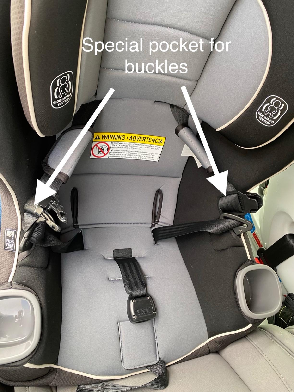 Graco Extend2Fit Convertible Baby Car Seat, Rear and Forward Facing, Adjustable Extension Panel for Extra Legroom, Kenzie customer photo 1
