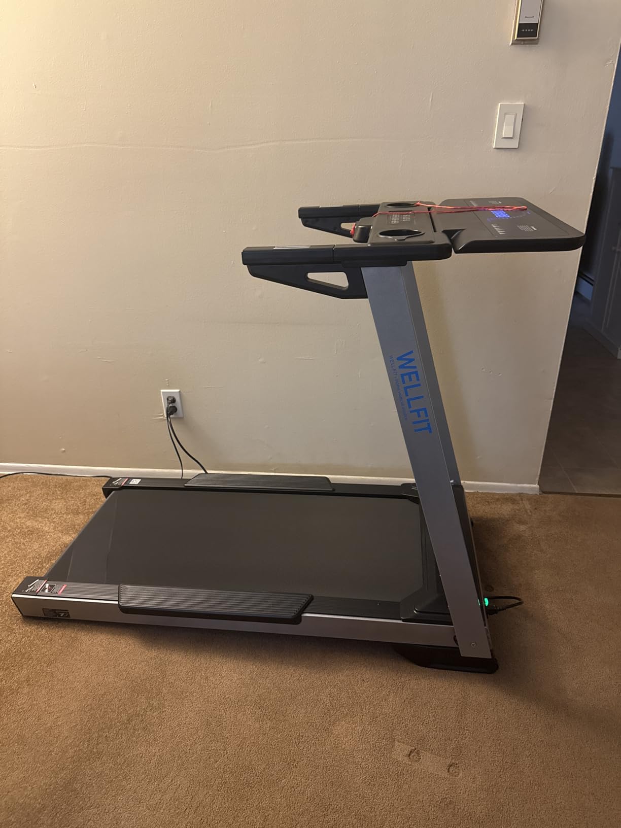 Treadmill for Home, 2 Level Incline Heavy Duty Treadmills | 450 lbs Capacity, 4.0 HP, 10 MPH, 20