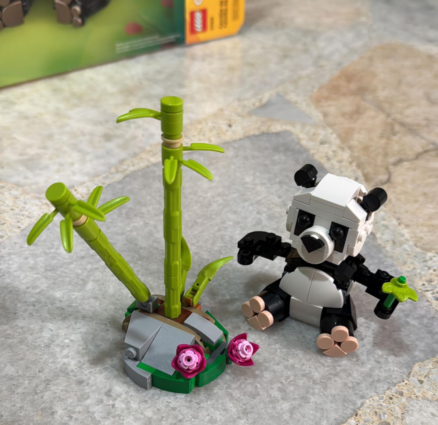 Creator 3 in 1 Wild Animals Panda Family - Building Toy Kit for Kids with 3 Building Options, Panda, Penguin, or Orca - 8 Year Old Girl & Boy Birthday Gifts - 31165 customer photo 2