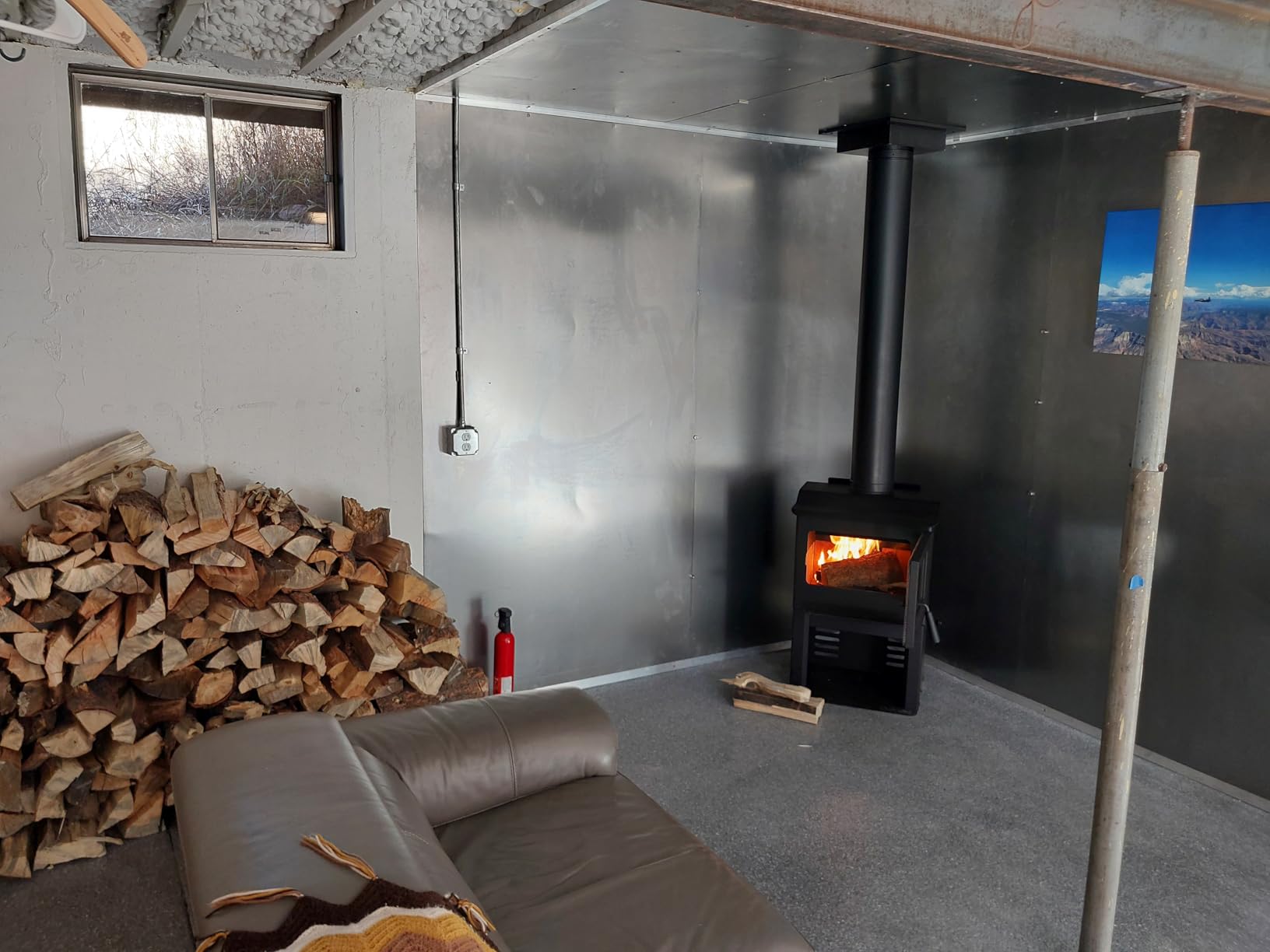 Comfort Glow Wood Burning Stove, Fits 18