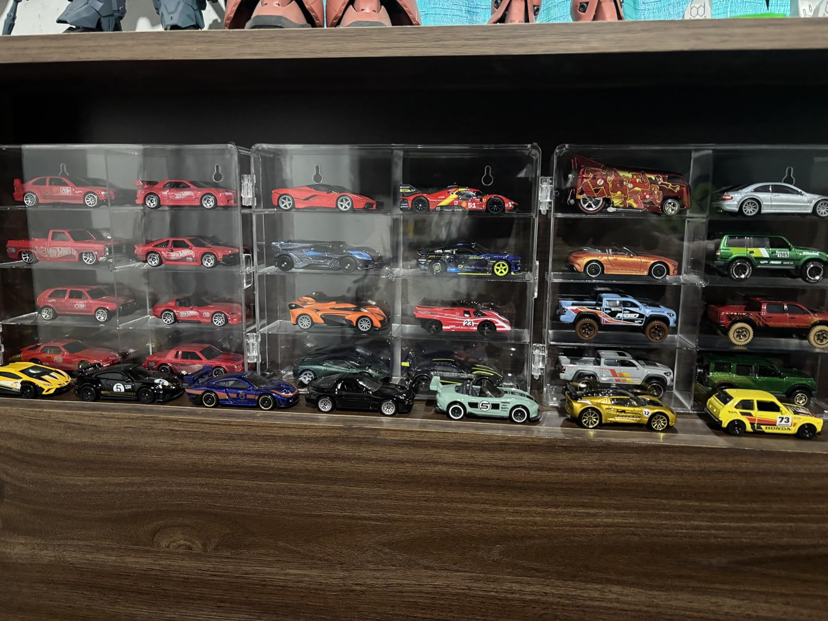 CHONOVO Clear 1/64 Toy Car Display Case for Matchbox Hot Wheels Car, 4 Pack customer photo 2
