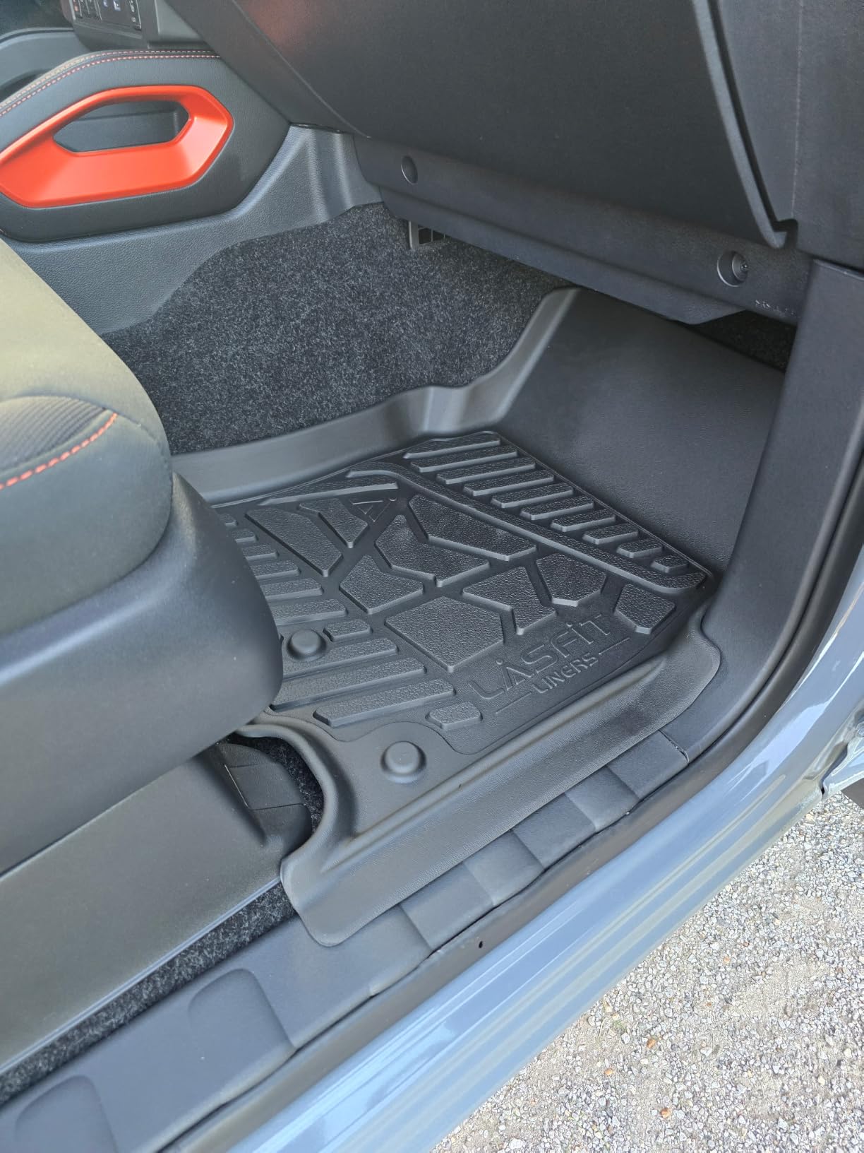 LASFIT Floor Mats for Nissan Pathfinder 7/8 Seats 2026 2025 2024 2023 2022 | All Weather TPE Custom Fit Floor Liners, Full Set Car Mats with Backrest Mats & Cargo Trunk Mat Accessories, Black customer photo 2