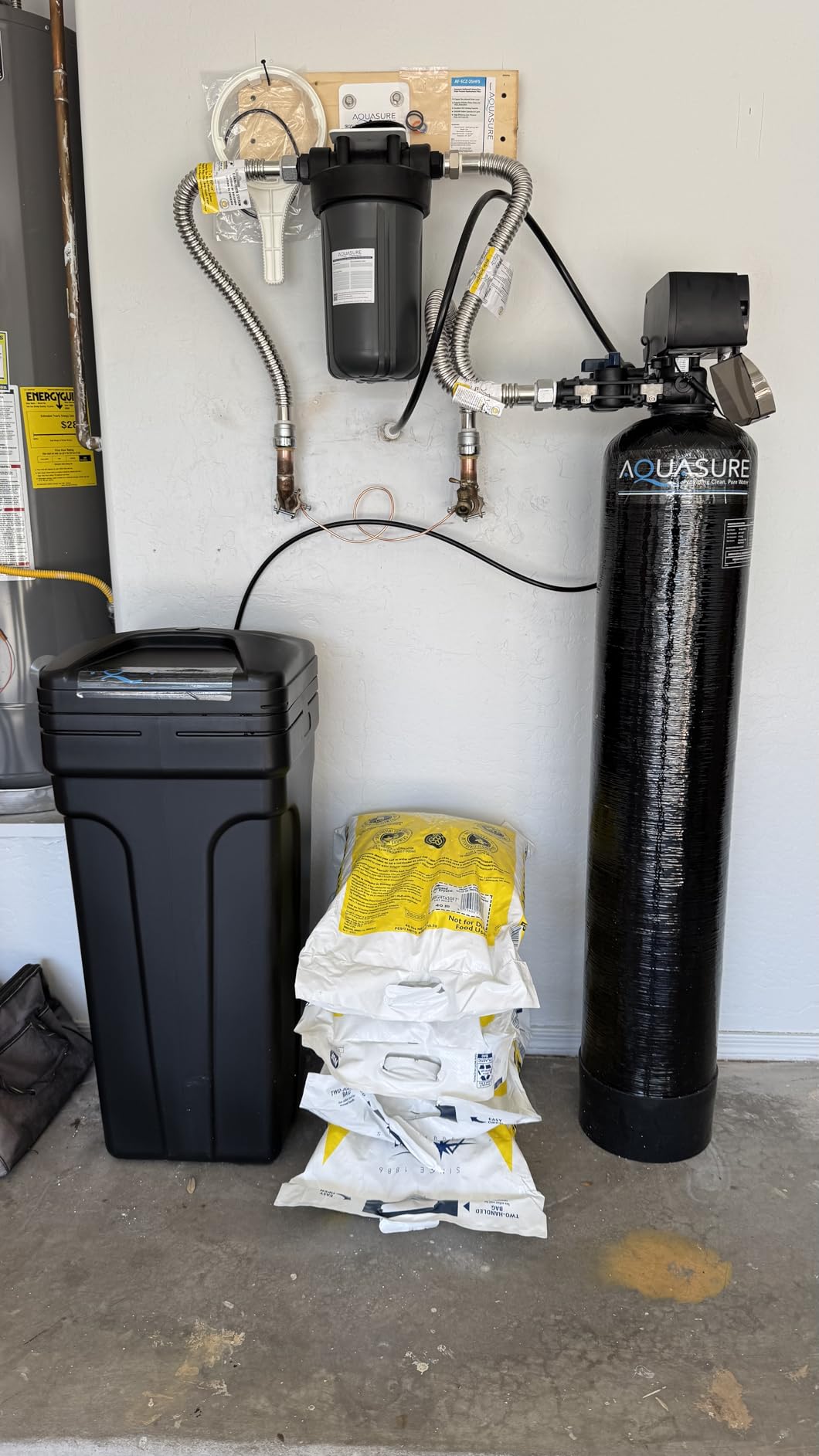 Aquasure Harmony Series 40,000 Grains Whole House Water Softener with High Performance Automatic Digital Metered Control Head | Reduces Hardness & Minerals | Improve Water Quality | for 3-4 bathrooms customer photo 1