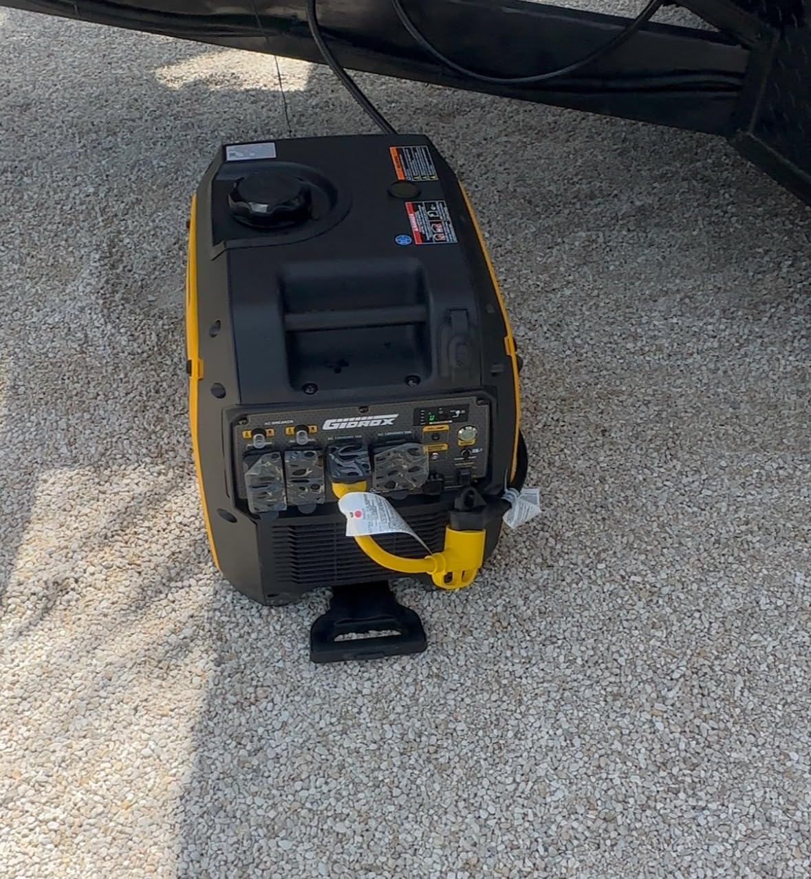 8000W Dual Fuel Inverter Generator - Super Quiet with Remote/Electric Start, CO Sensor, Low THD, 30A & 50A Outlets, Gas & Propane Powered, Perfect for Home Backup, Camping & RV (Black) customer photo 1