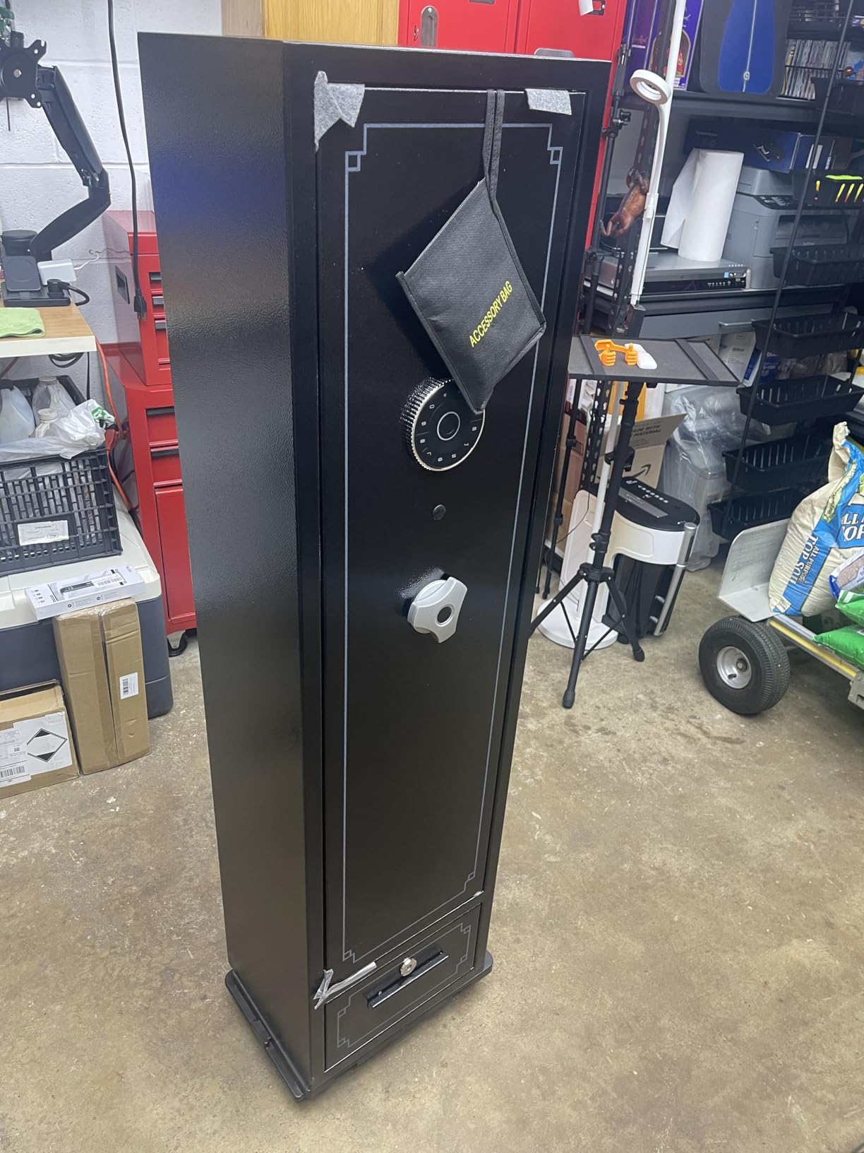 KAER 5-6 Gun Safe, Gun Safes for Rifle and Pistols, Rifle Safe for Home, No Assembly Needed, Fits 5-6 Shotgun and Handguns, Quick Access Keypad, Removable Shelf & Gun Rack, Smart Alarm and Mute for Home customer photo 2