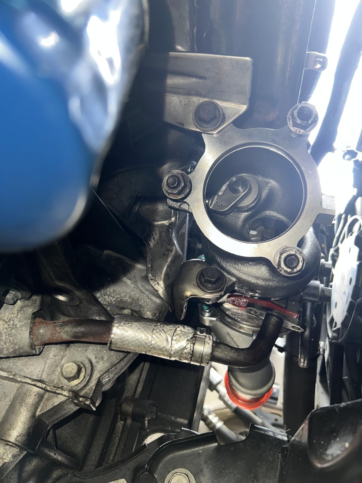 T76 Universal Turbo Turbocharger with Flange T4, Turbo Charger Compatible with AR.96 600-1000HP Boost for V8 Cars for Above 3.5L Engines customer photo 2