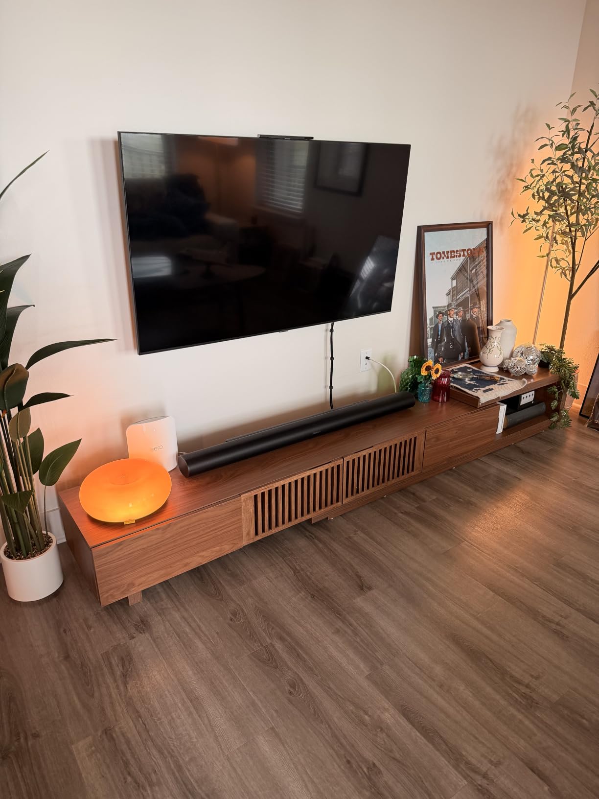 Mid Century Modern TV Stand, 94.5