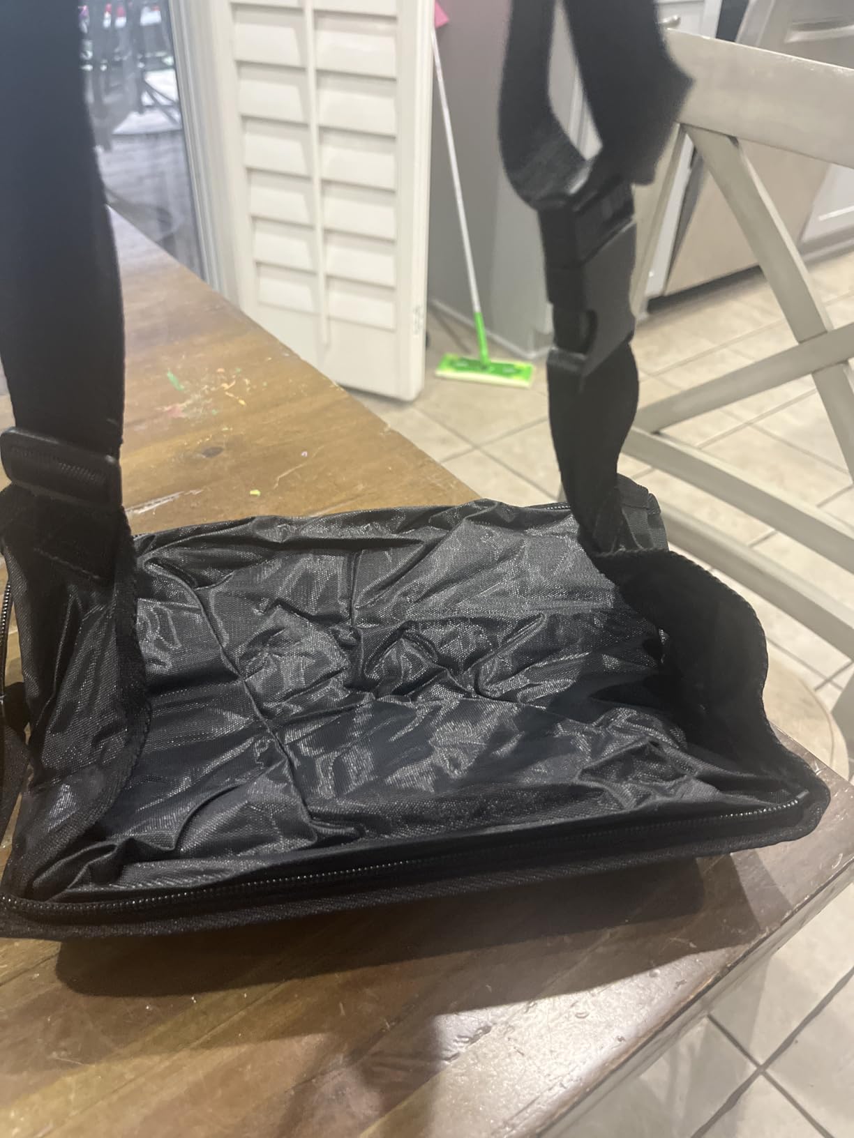 Foot Hammock for Plane Travel, Upgraded Airplane Foot Rest with Memory Foam, Hardboard, Portable Zippered Leg Hammock for Long Flight, Under Desk Footrest, No Collapse Foot Sling, Travel Essentials customer photo 1
