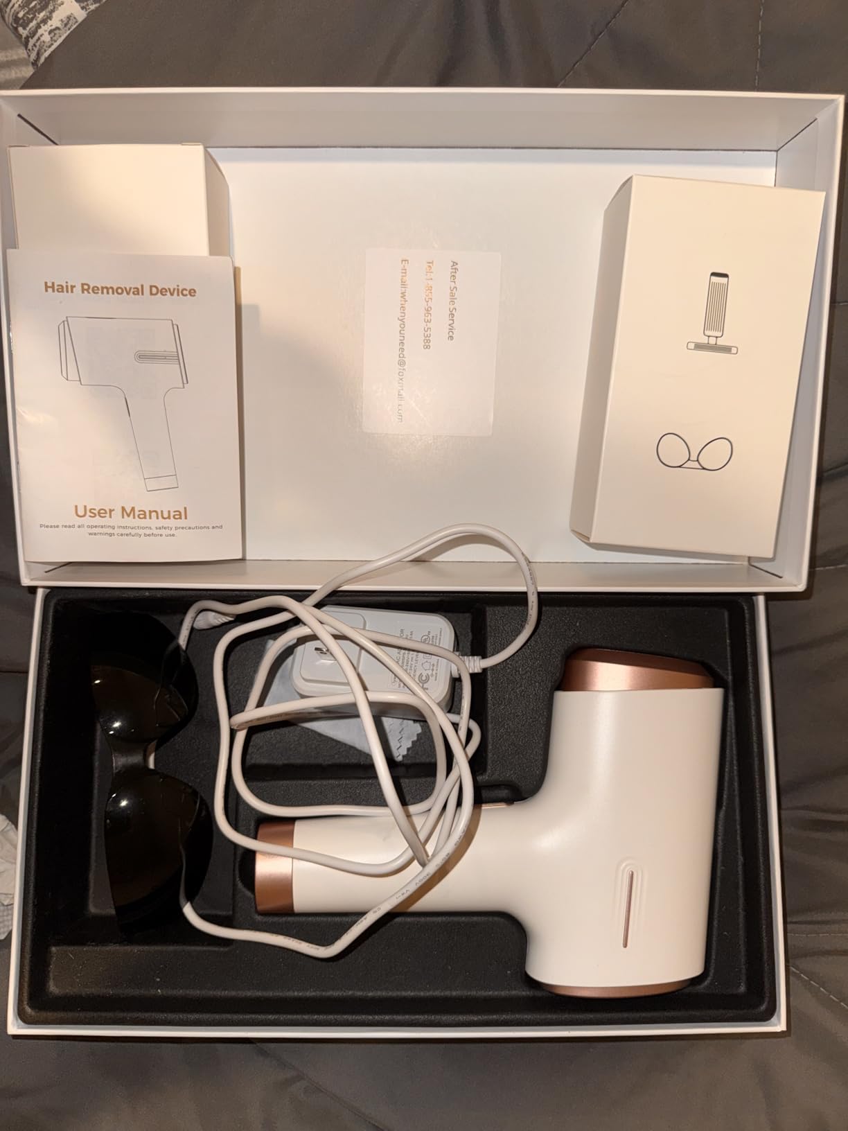 Ubroo IPL Laser Hair Removal Device, 21J Energy, 96% Hair Reduction, 41°F Ice Cooling for Women & Men, Face Bikini Underarm, Safe & Painless, At-Home Professional Results customer photo 2