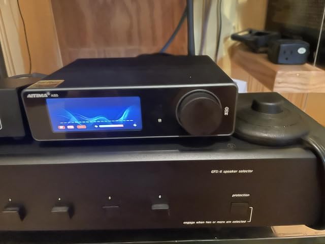 AIYIMA A80 Bluetooth Stereo DAC Amplifier TPA3255,PFFB & Digital VU Meter | USB Coax Opt & TRS Balanced Input,Pre-Out,12V Trigger,Tone &Remote,Hi-Res ESS9038Q2M Integrated Amp for 2.0/2.1 Home Theater customer photo 1