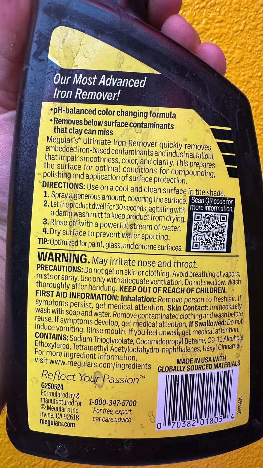 Meguiar's Ultimate Iron Remover, 24 Oz customer photo 2