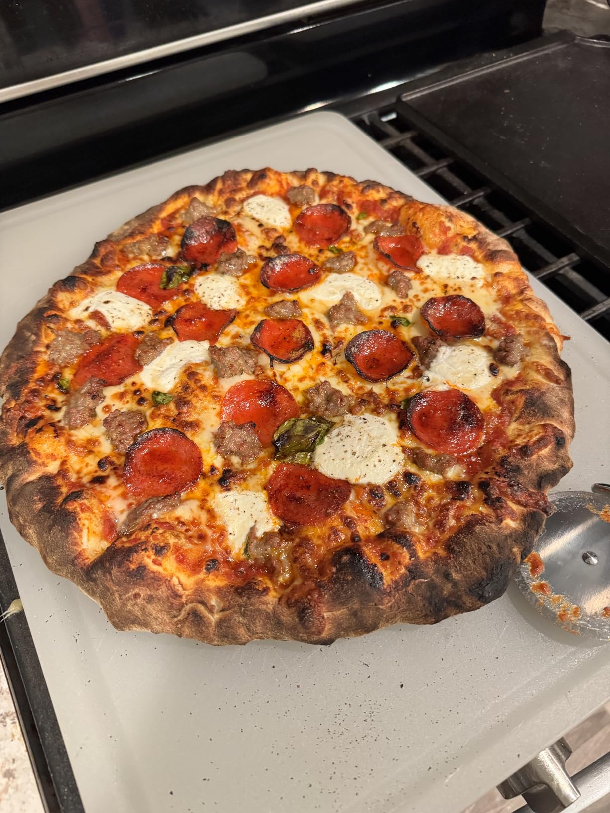 Ooni Karu 2 Pro Multi-Fuel Pizza Oven - Wood and Gas Outdoor Pizza Oven with Pizza Stone & Integrated Thermometer, Pizza Oven Outdoor, Dual Fuel 16 Inch Pizza Maker, Outdoor Cooking Grill customer photo 1