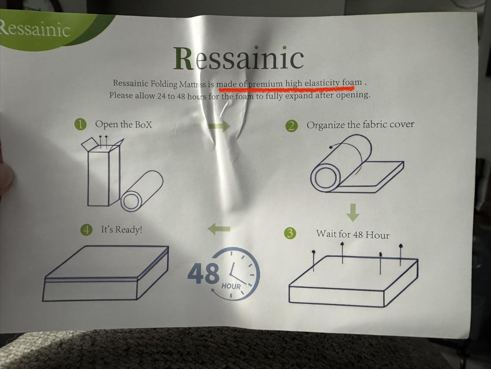 Folding Sofa Bed, Convertible Sleeper Chair with Pillow, Fold Out Chair Bed, High-Density Foam Floor Couch Bed, Foldable Futon Couch Lounge for Living Room (Grey, Single) customer photo 1