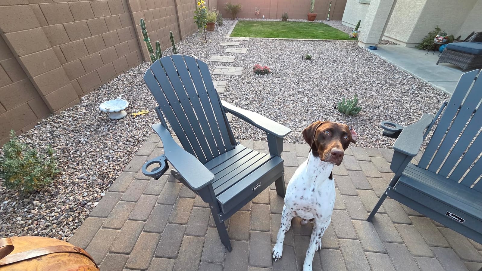 Oversized Folding Adirondack Chair, Fire Pit Chairs 400LBS | HDPE All Weather, Quick-Folding, No Rot or Rust or Crack, UV Fade Shield, Cup Holder, Easy-Clean for Outside customer photo 1